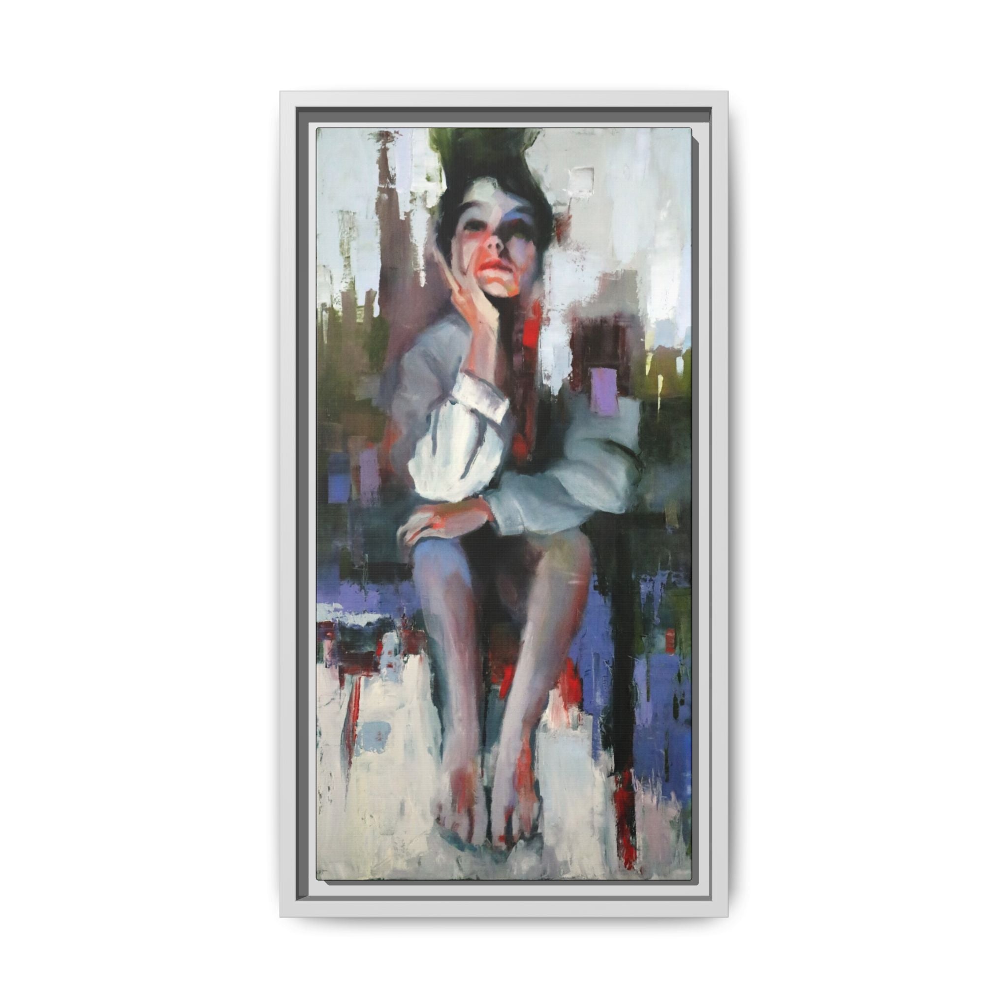 "Impressions" Framed Canvas Print