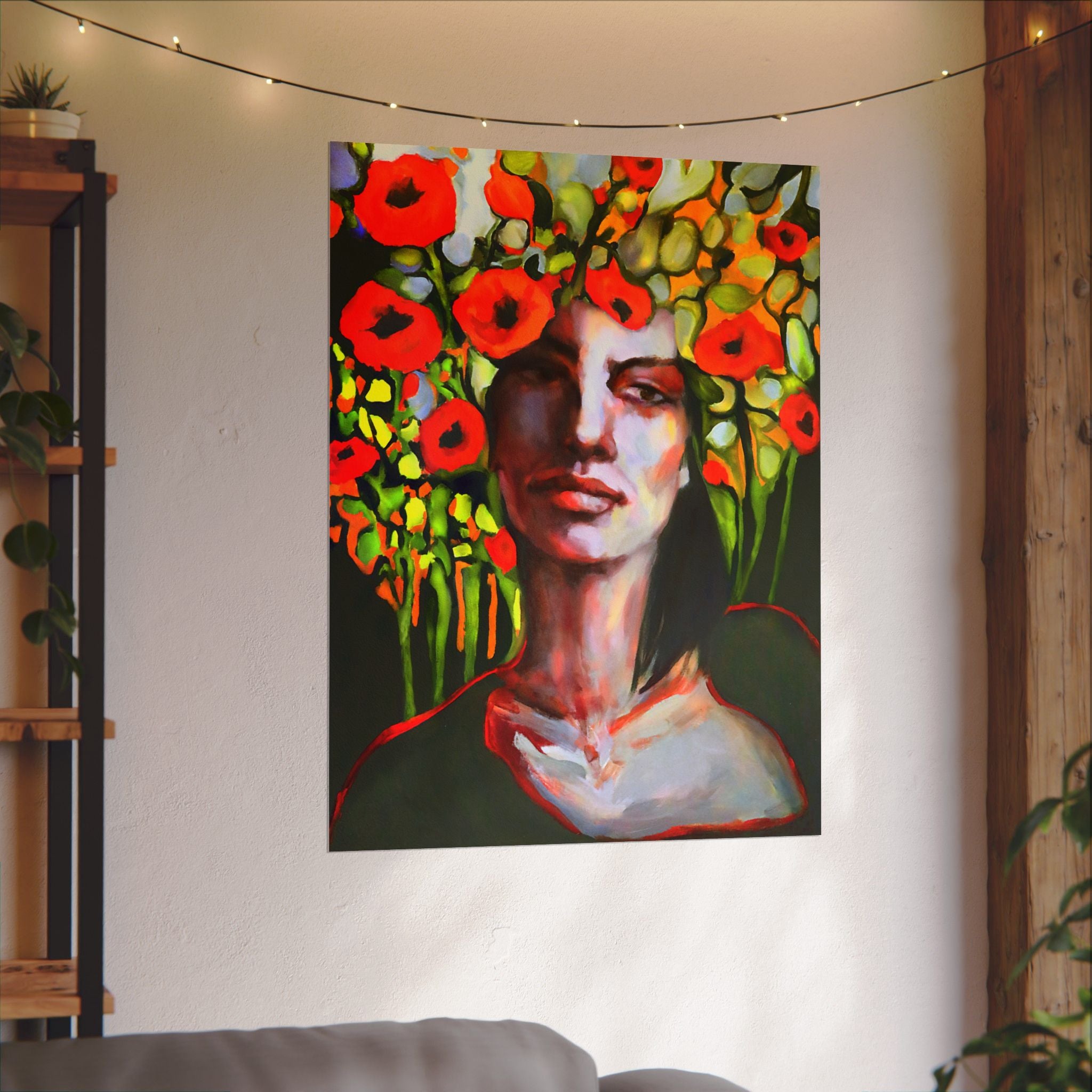 "Poppy Plays the Field" Fine Art Print