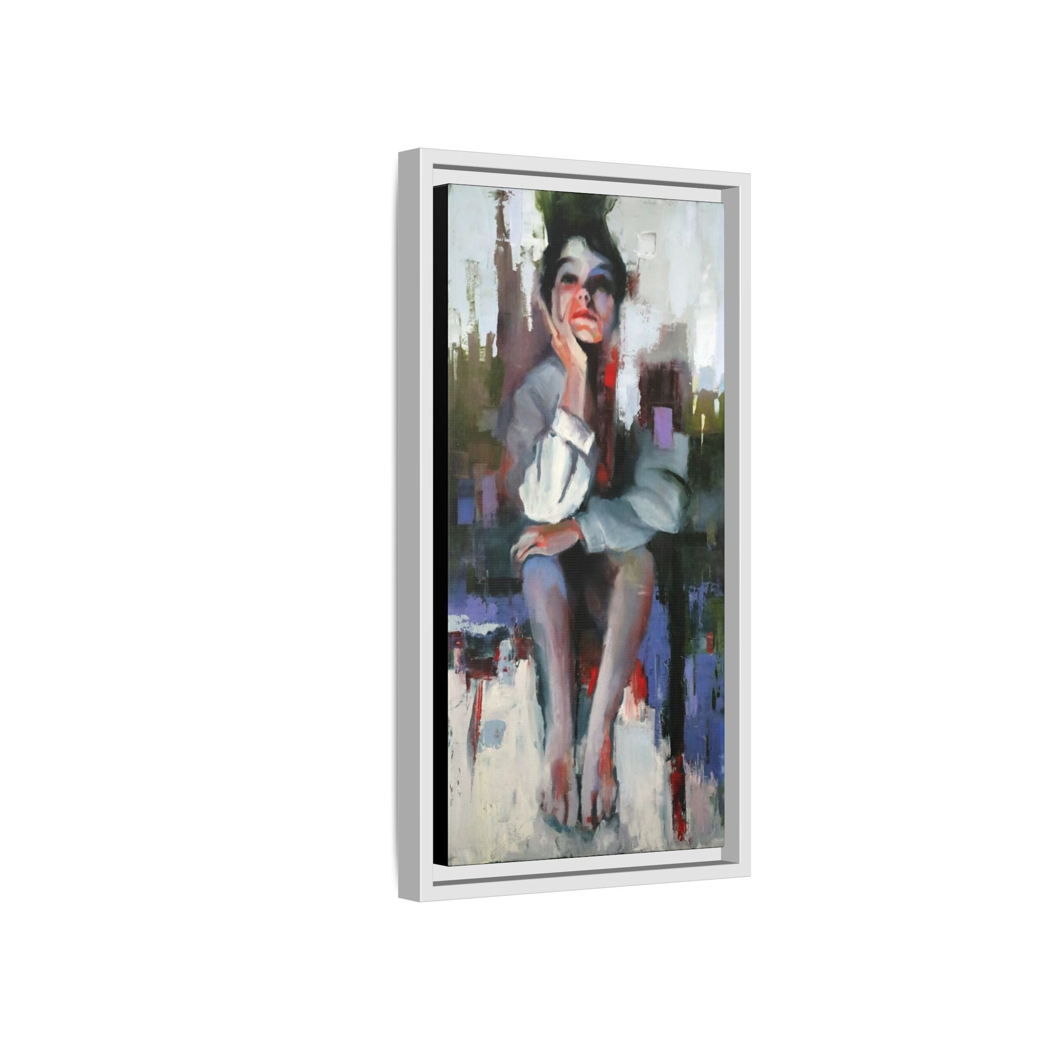 "Impressions" Framed Canvas Print