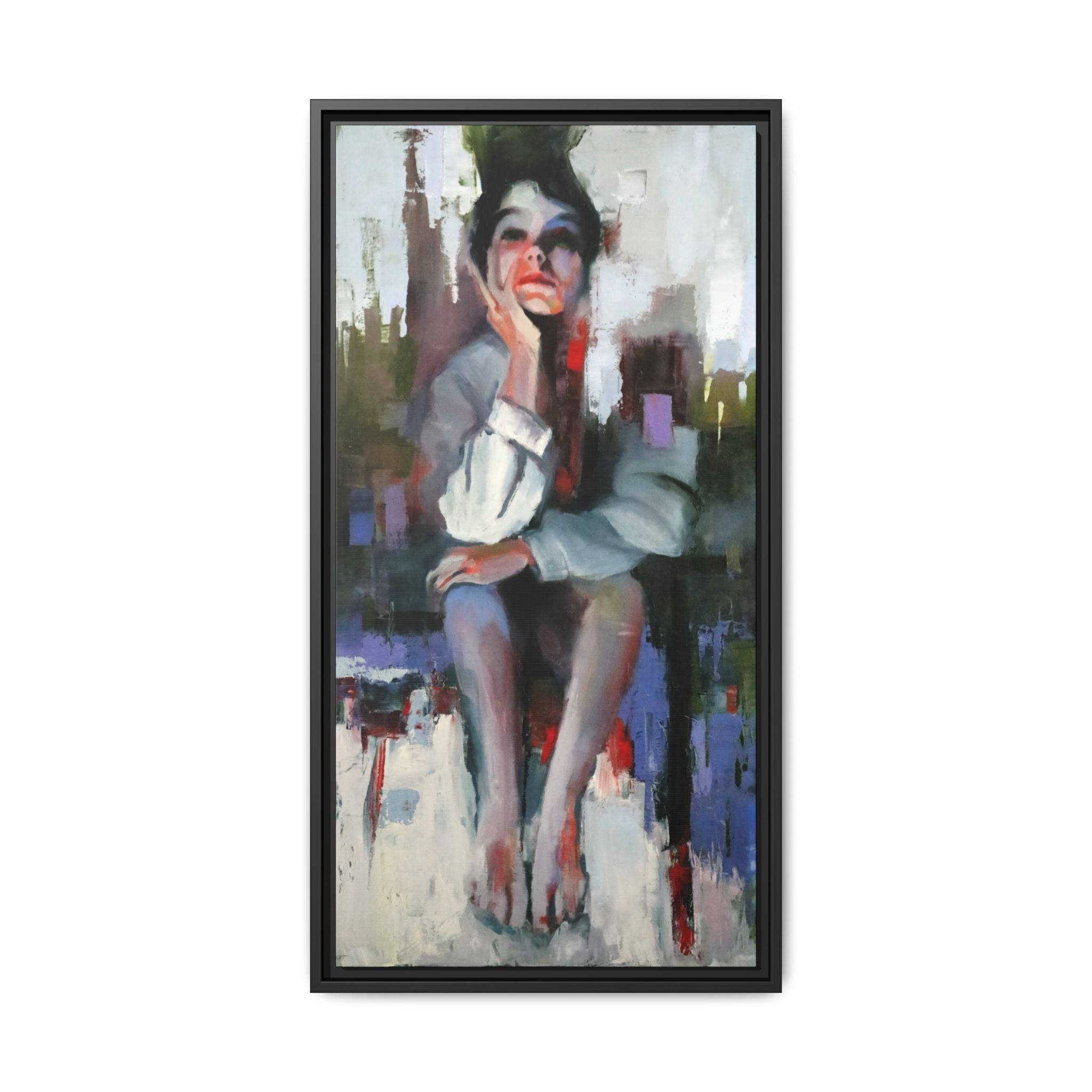 "Impressions" Framed Canvas Print