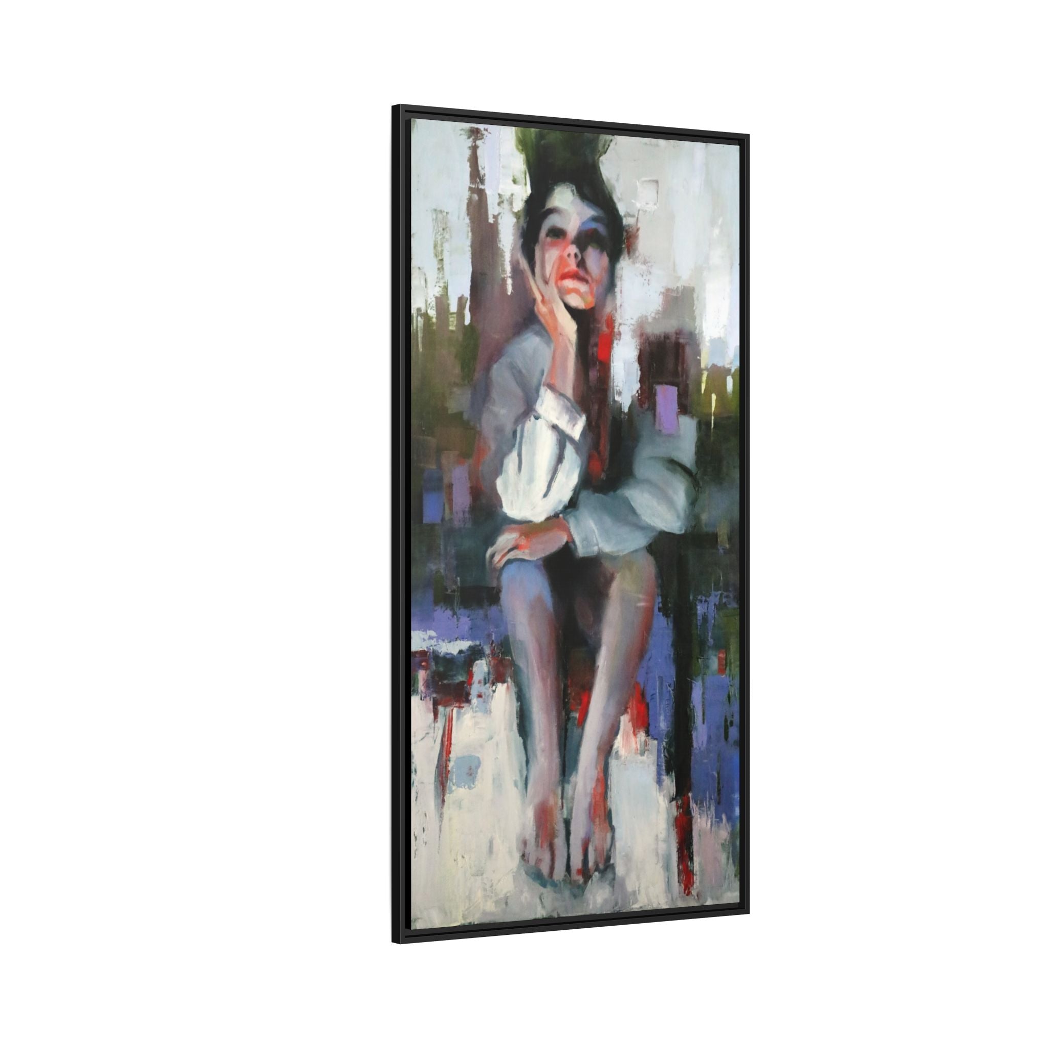 "Impressions" Framed Canvas Print