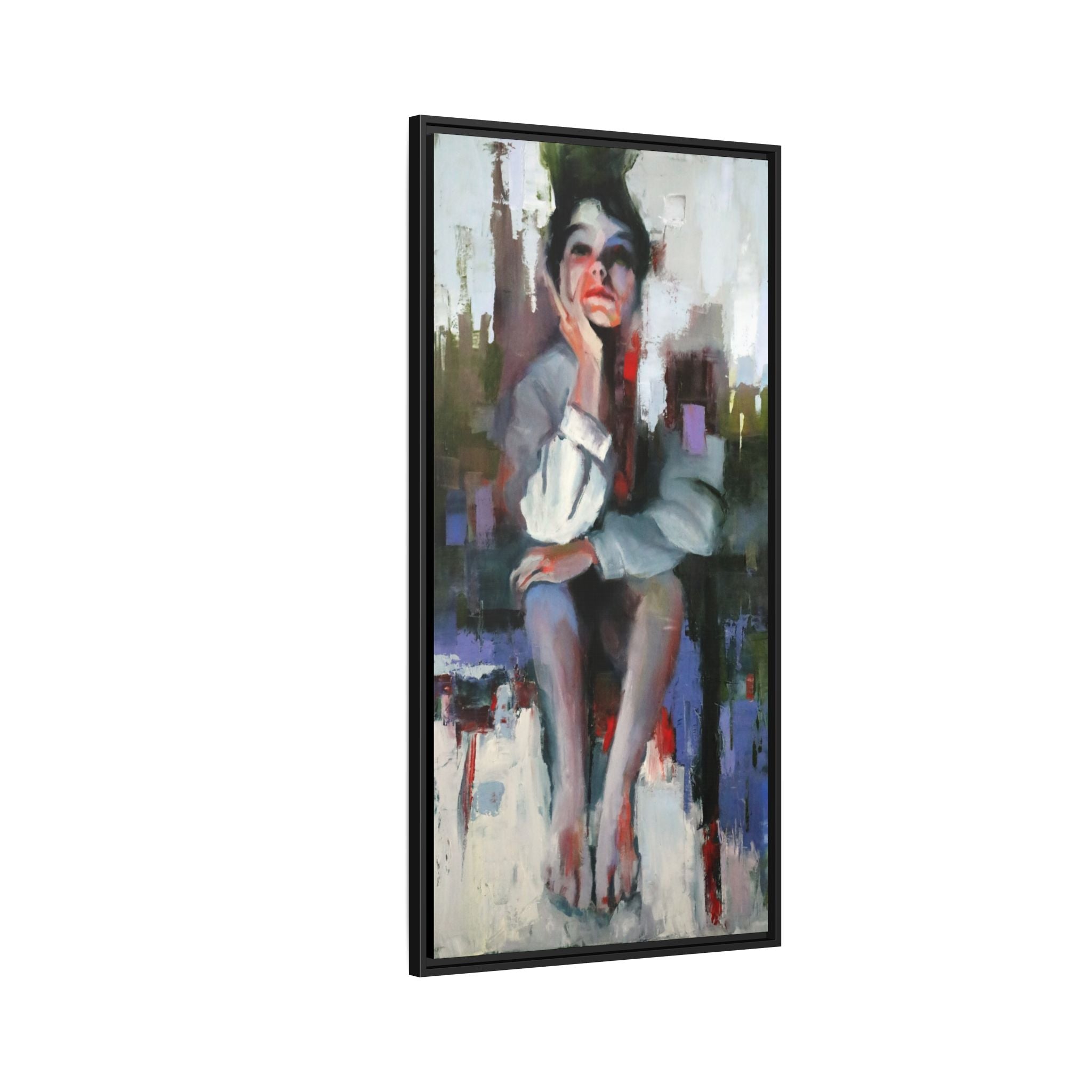 "Impressions" Framed Canvas Print