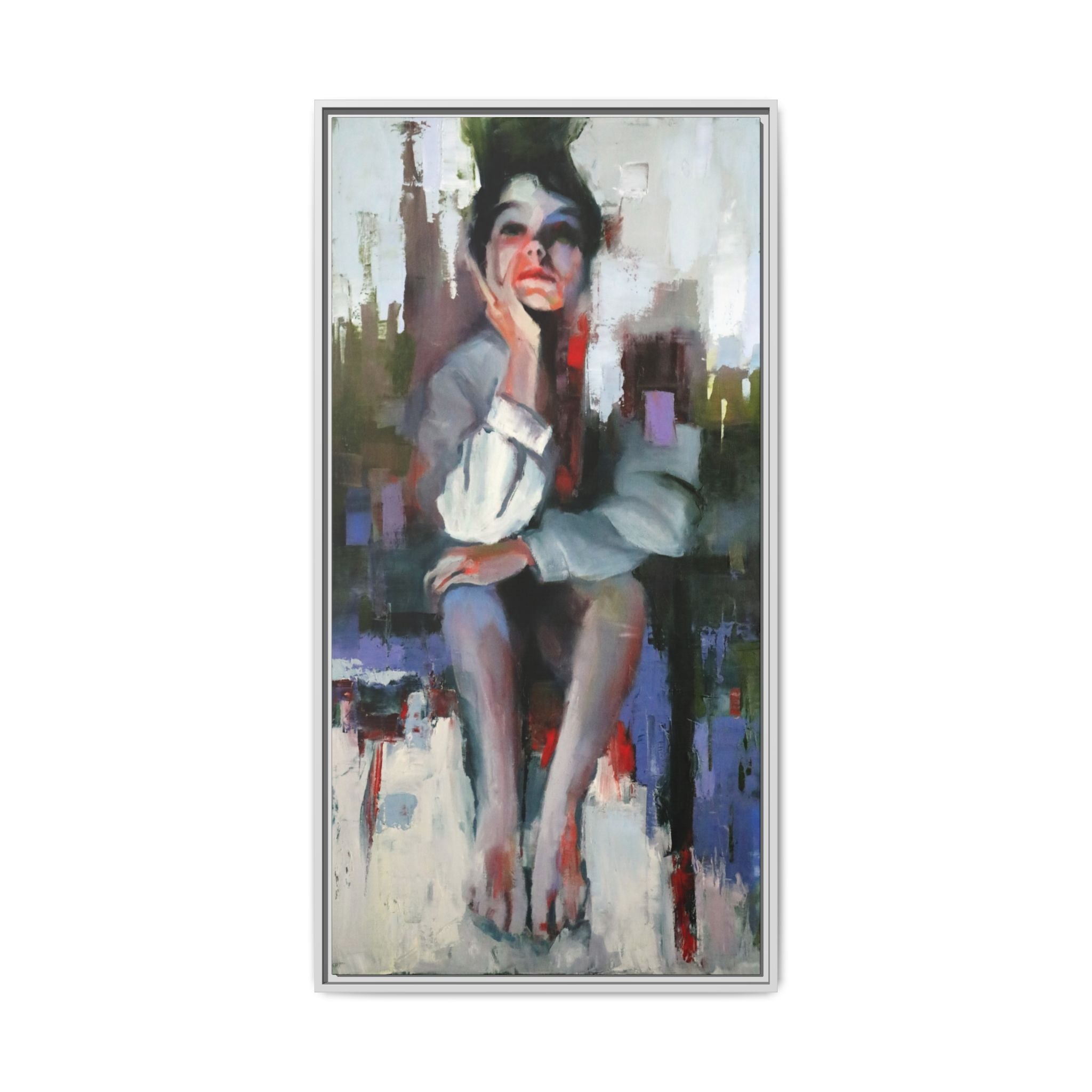 "Impressions" Framed Canvas Print