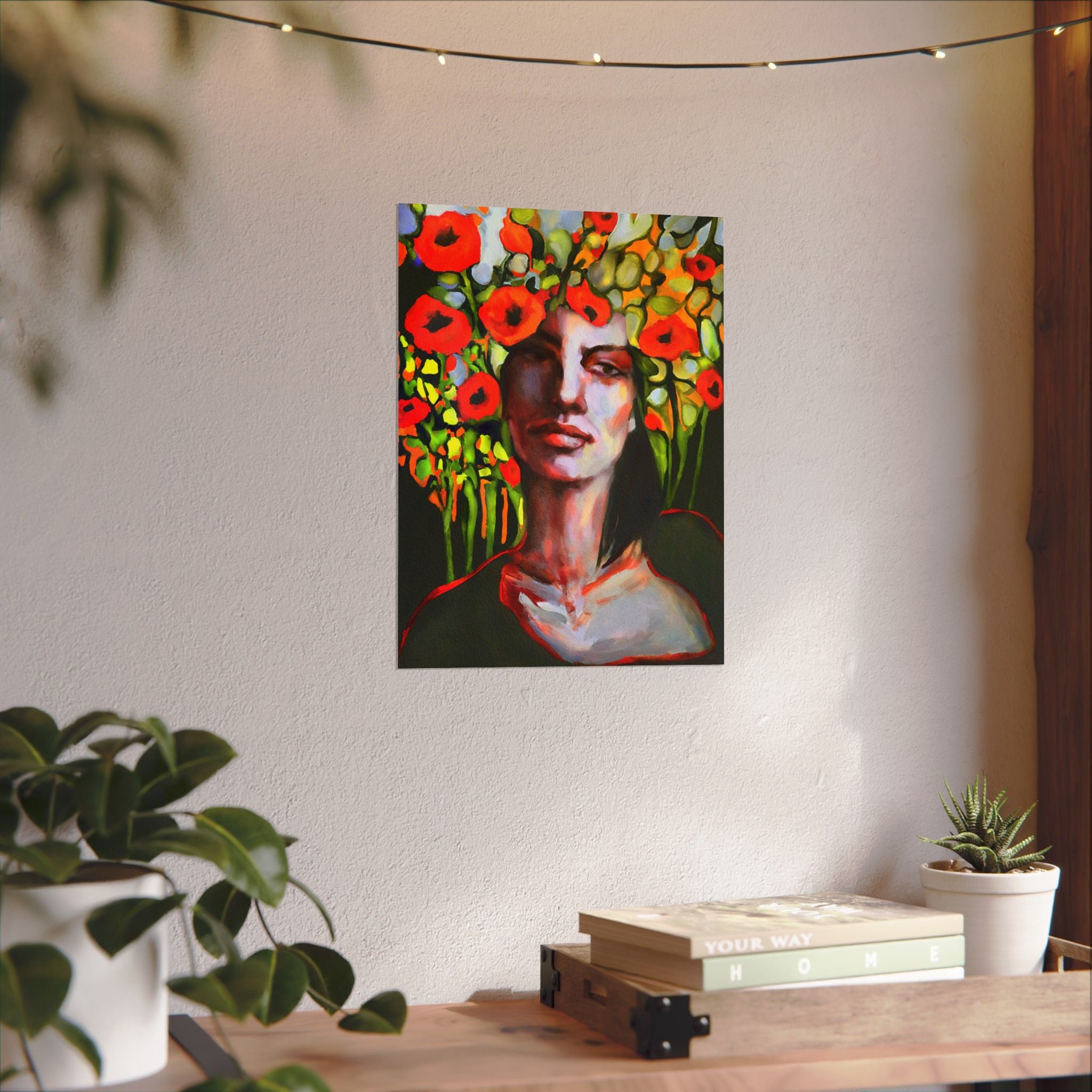 "Poppy Plays the Field" Fine Art Print