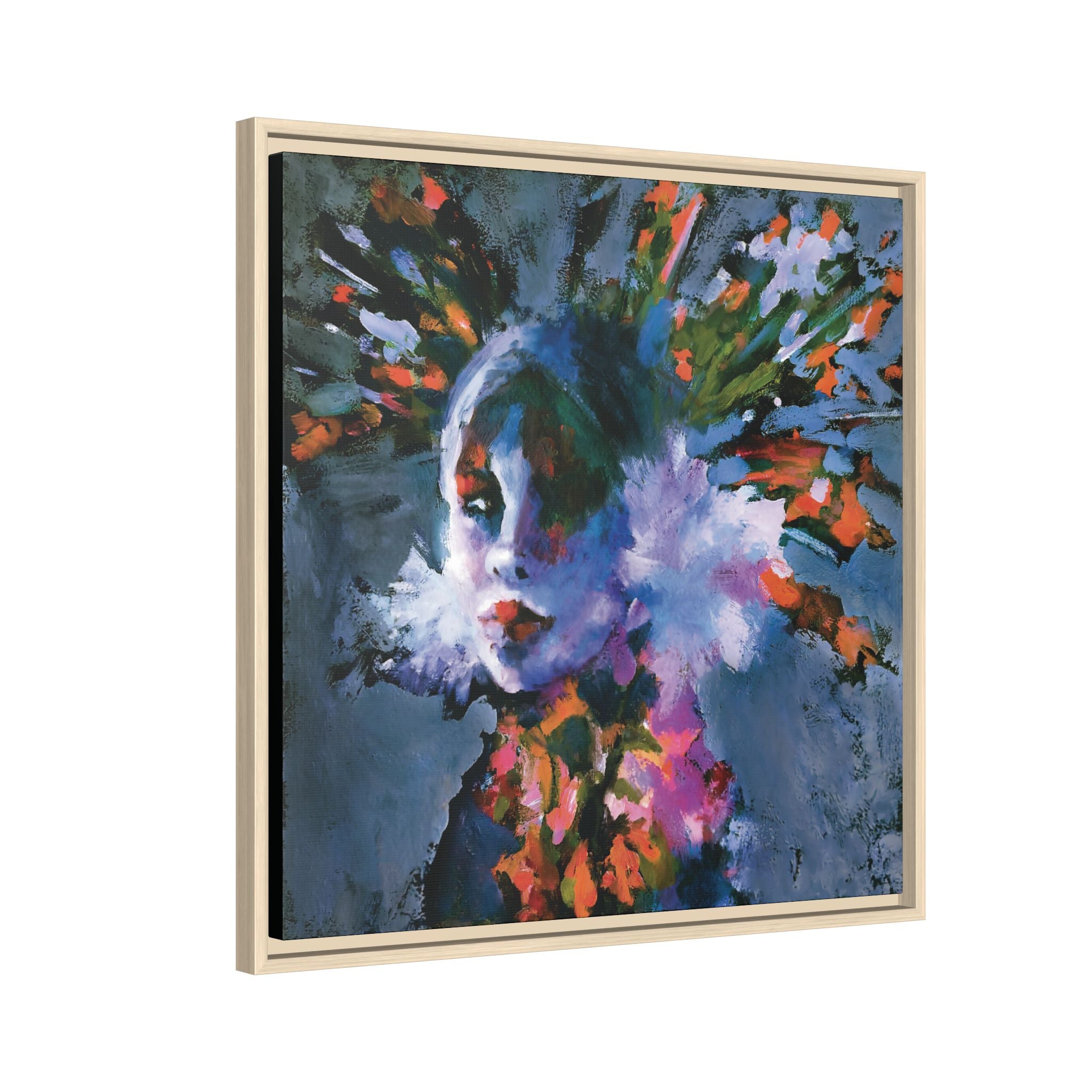 "Royal" Framed Canvas Print