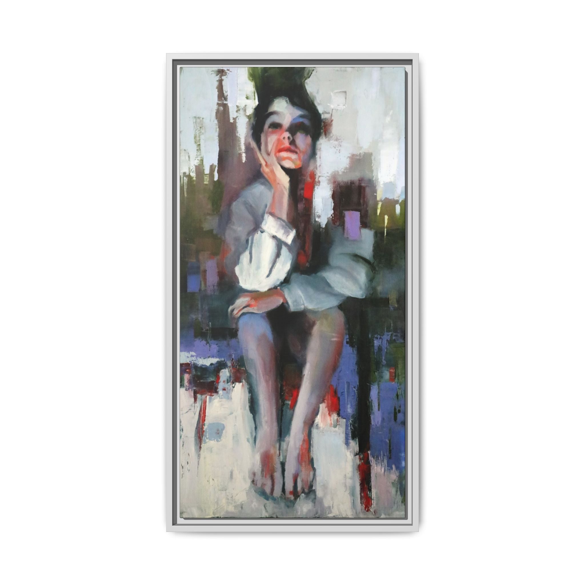 "Impressions" Framed Canvas Print