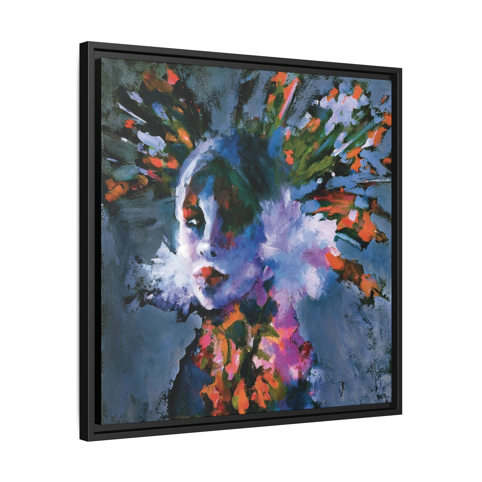 "Royal" Framed Canvas Print
