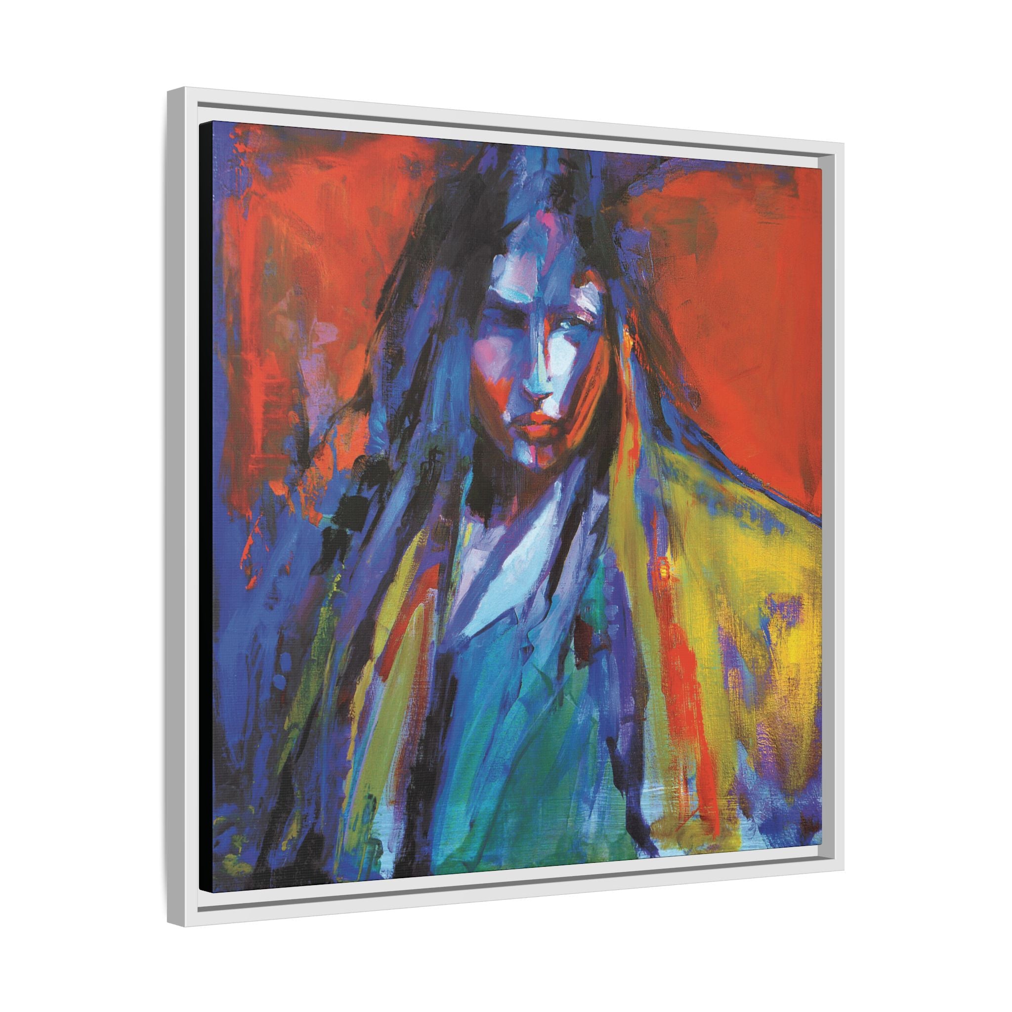 "SnakeCharmer" Framed Canvas Print