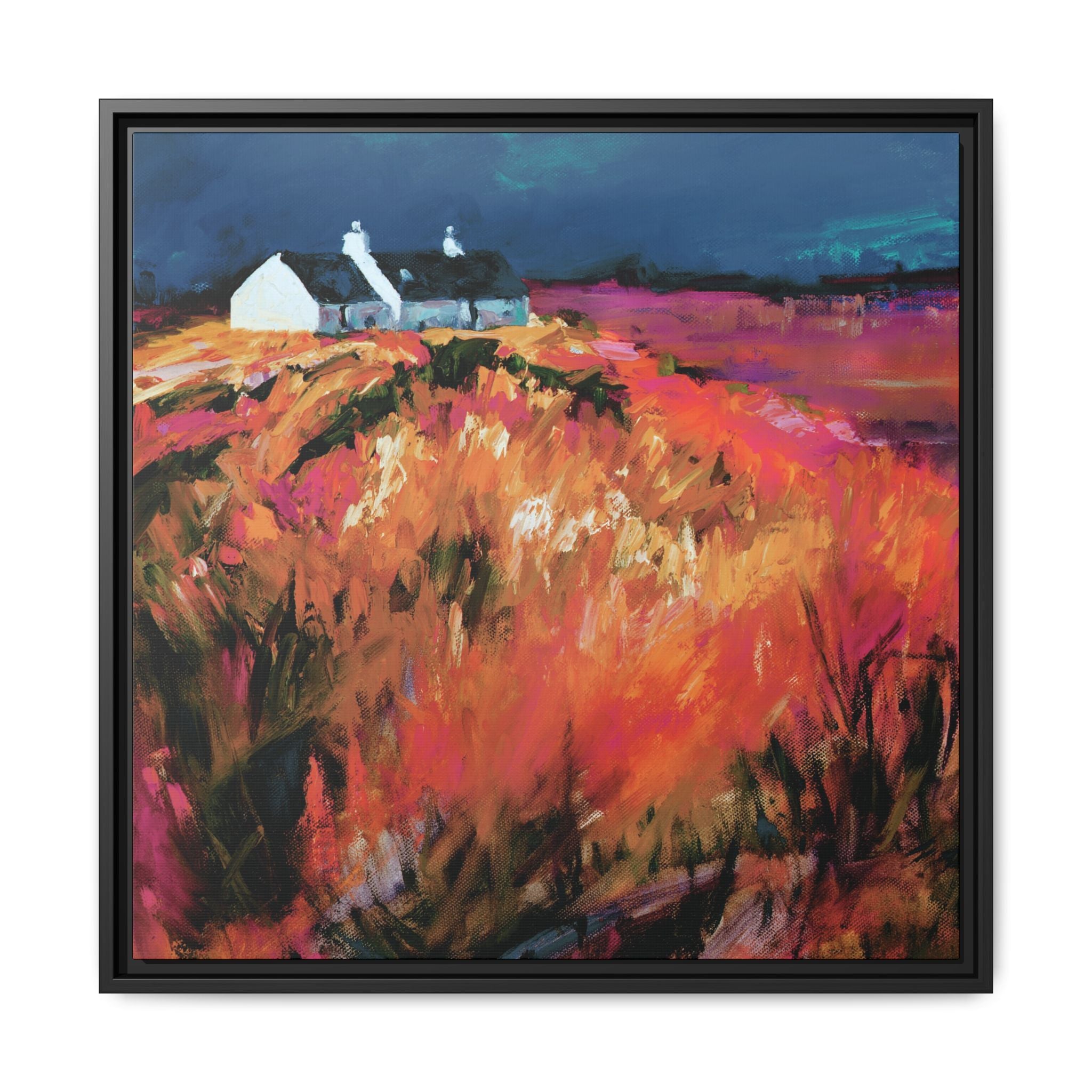 "After the Surge" Framed Canvas Print