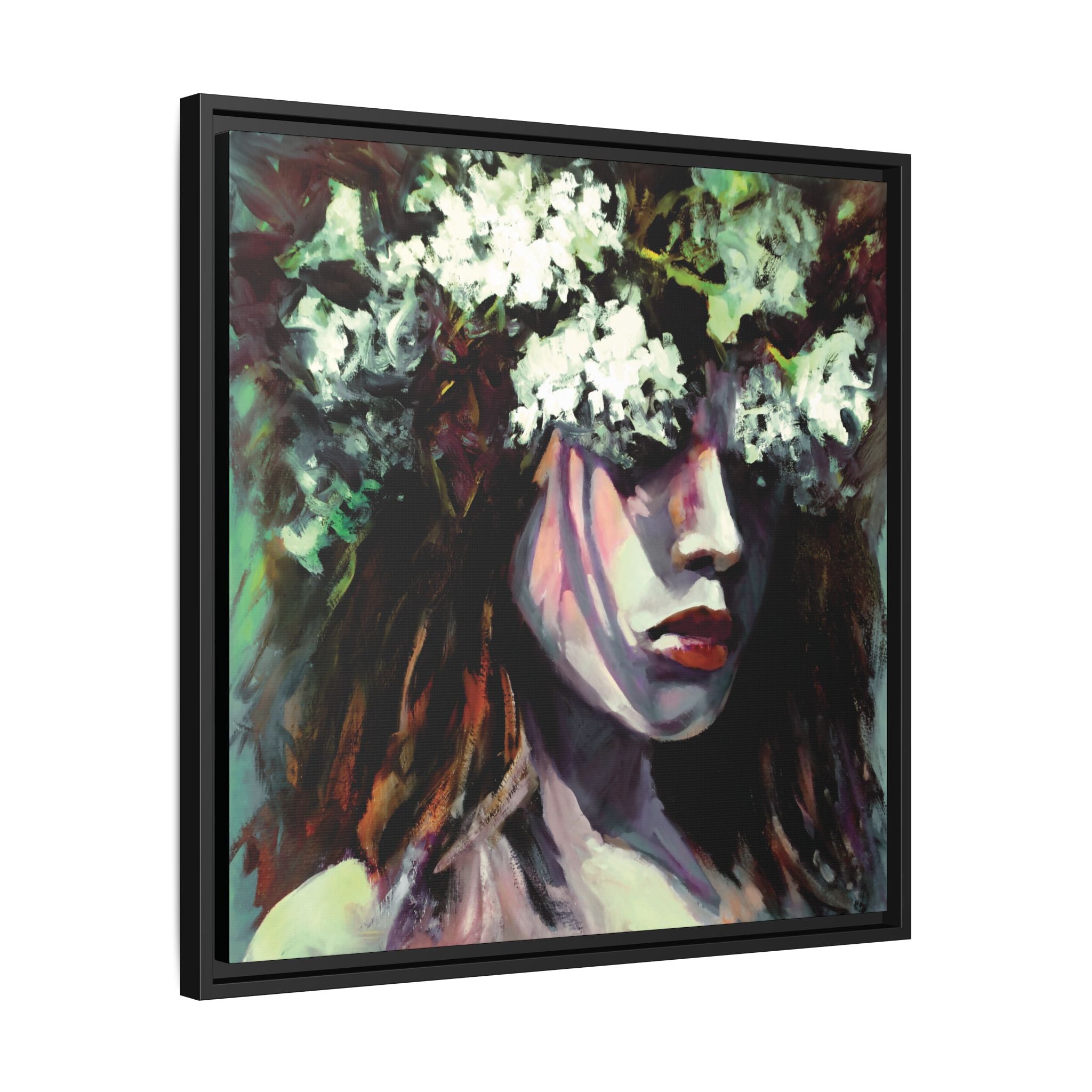 "Nature's Child" Framed Canvas Print