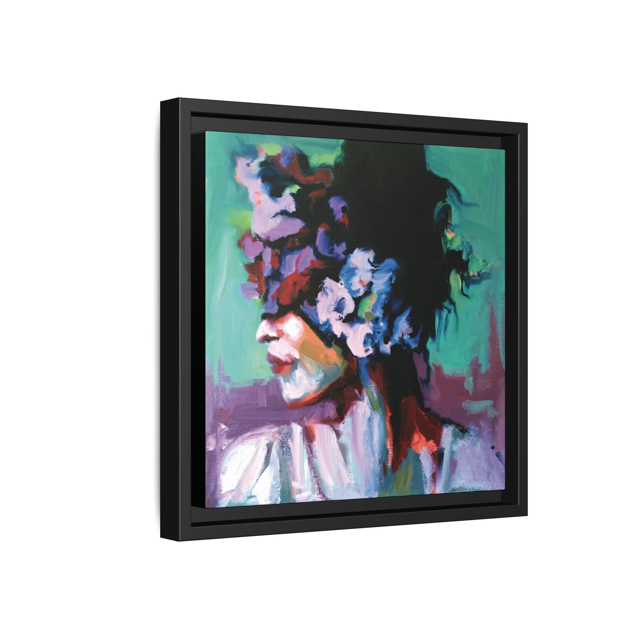 "Incognito" Framed Canvas Print