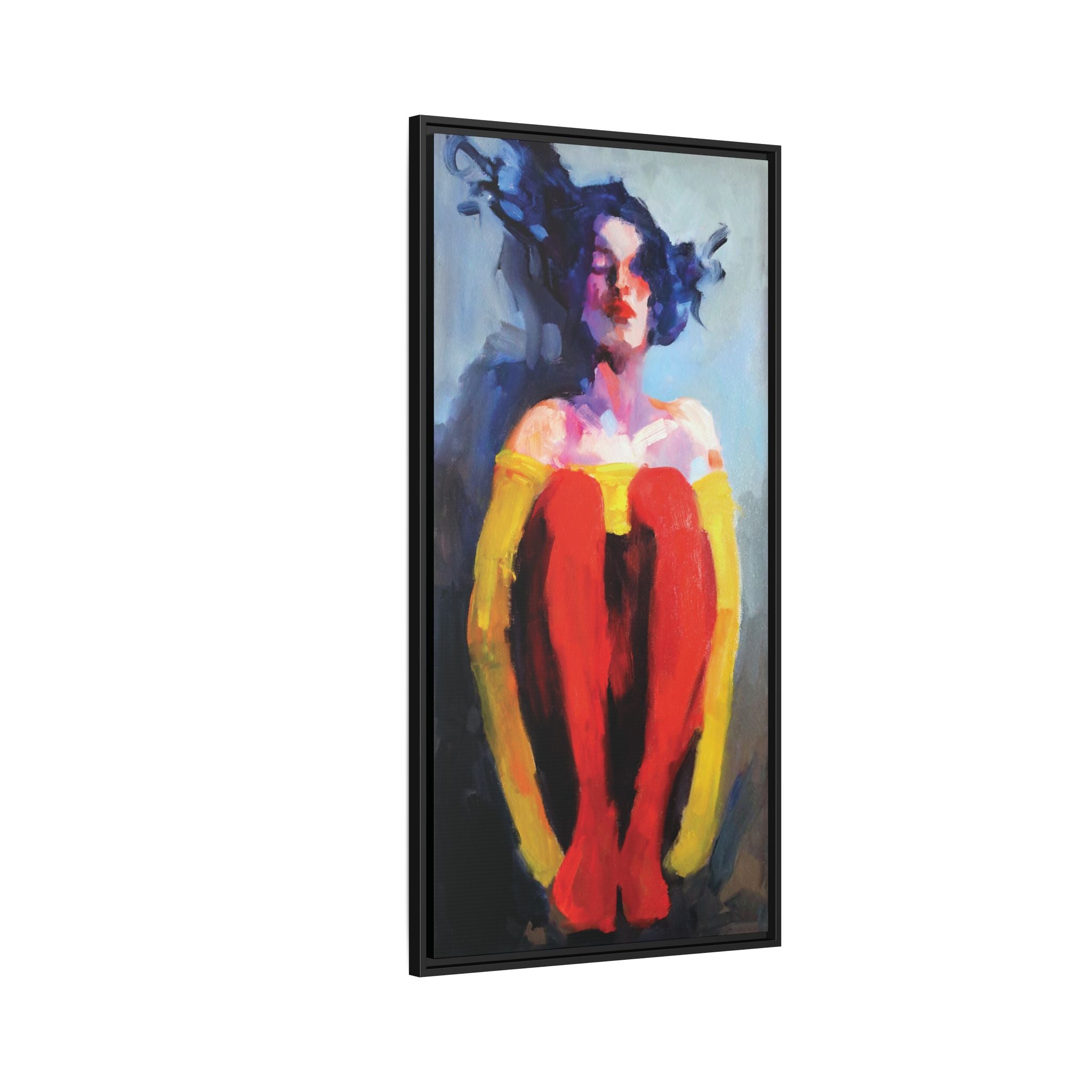 "Red Socks" Framed Canvas Print