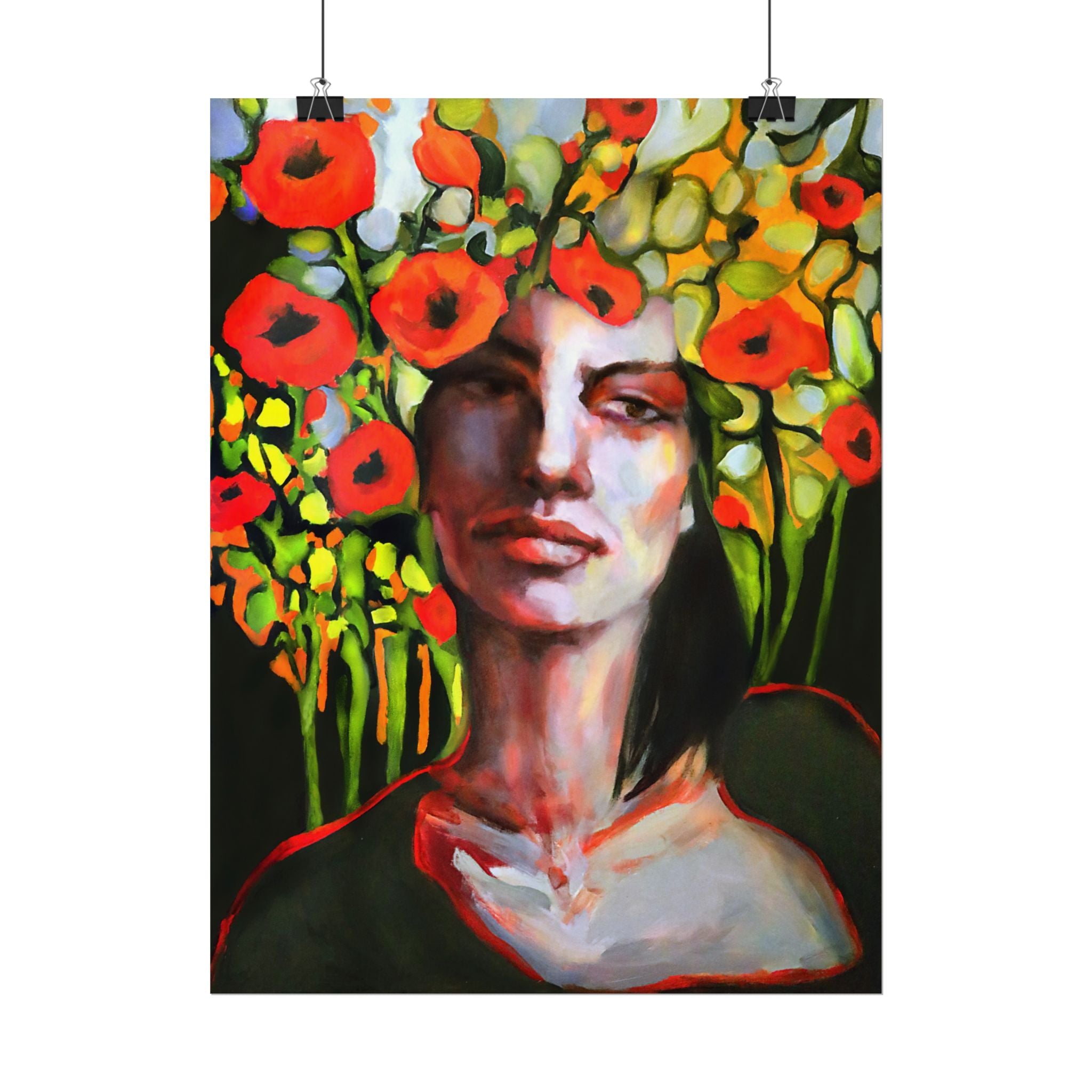 "Poppy Plays the Field" Fine Art Print
