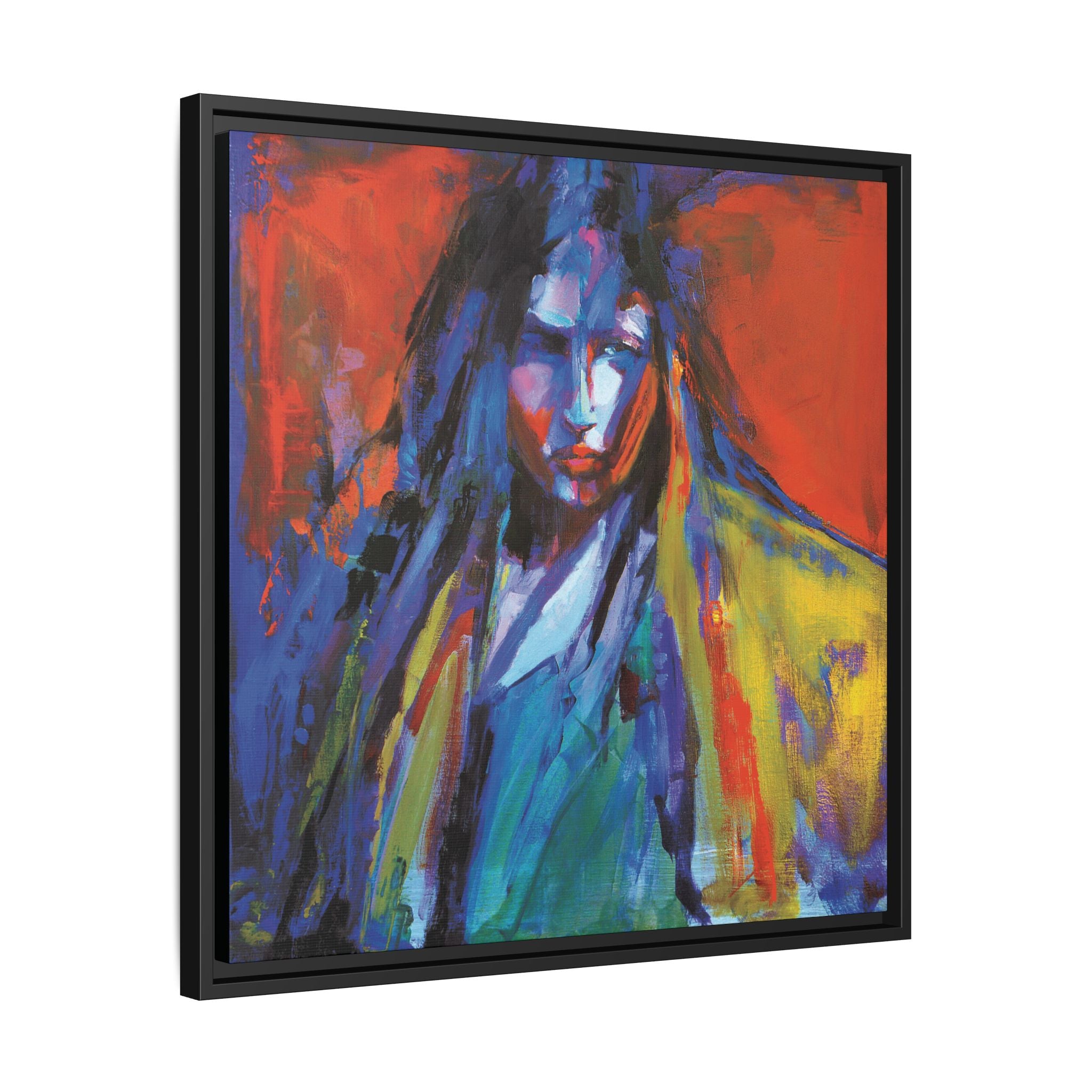 "SnakeCharmer" Framed Canvas Print