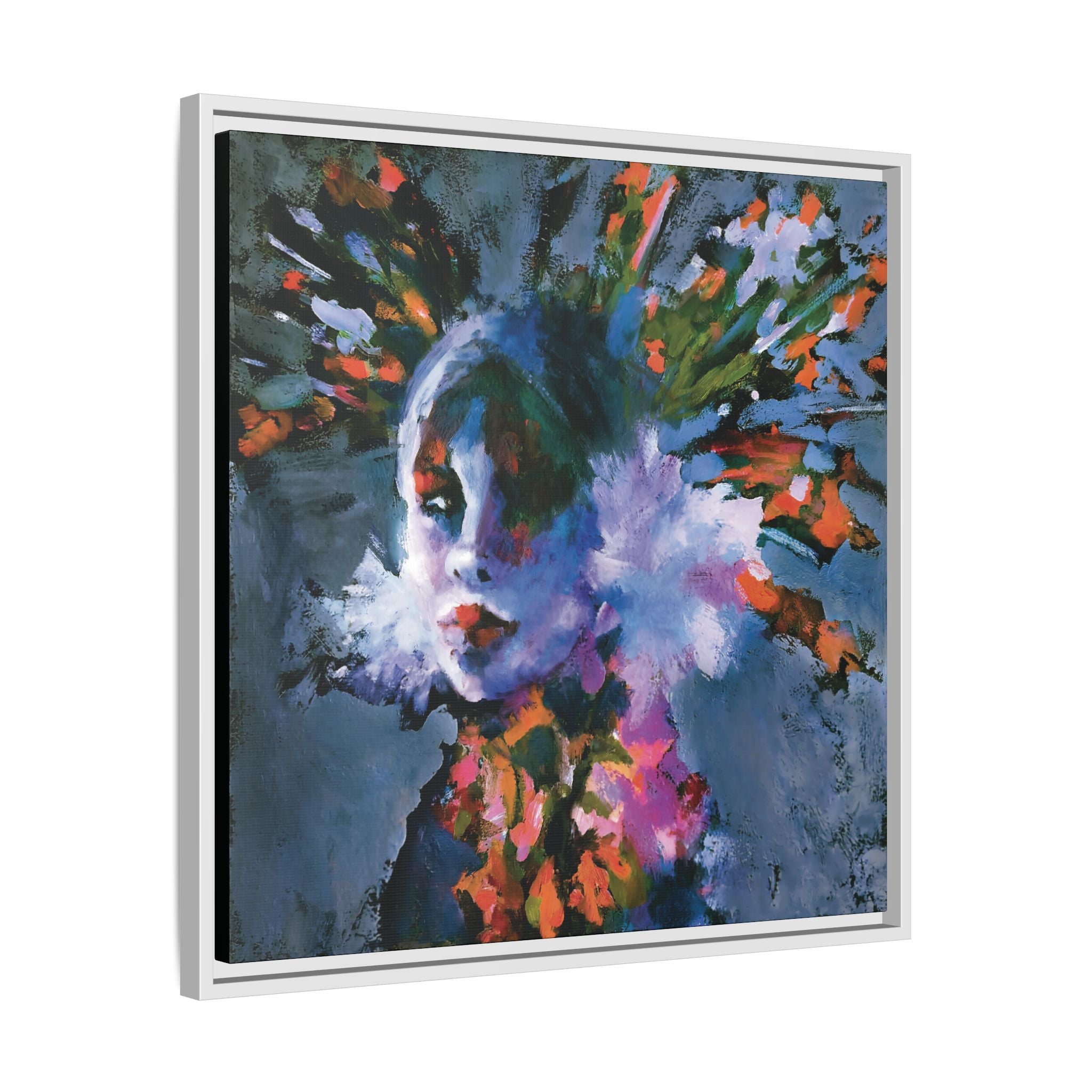 "Royal" Framed Canvas Print