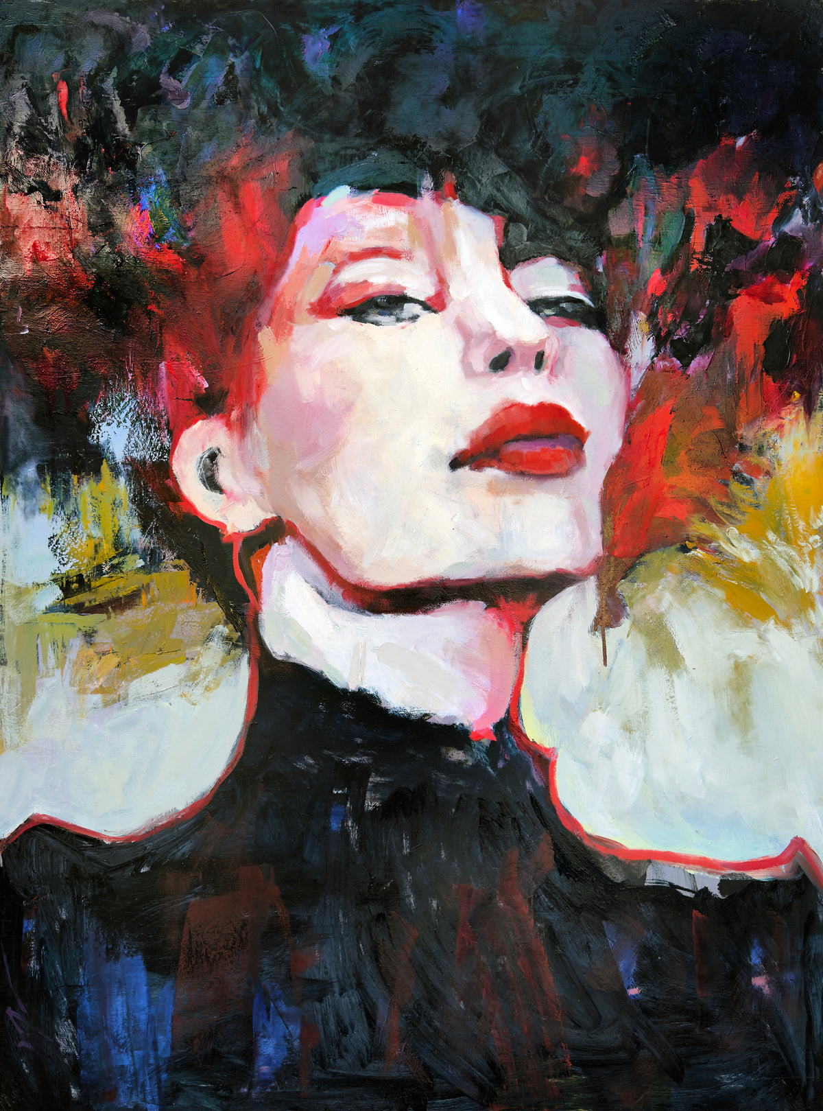Sure As Hell, Original Oil, 36" x 48"