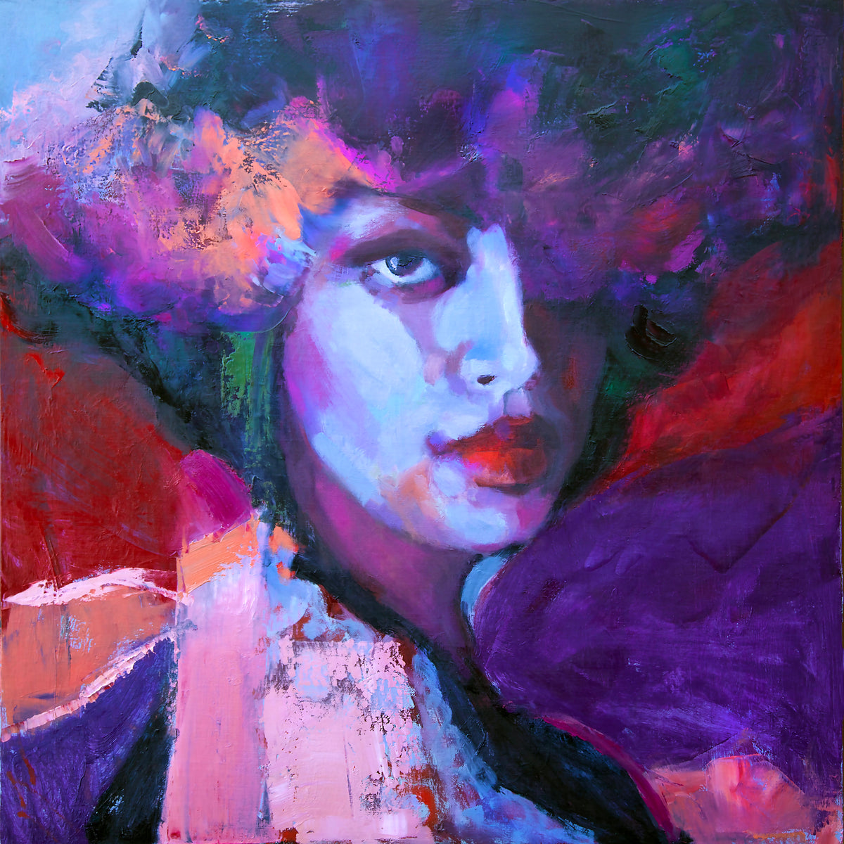 “The Turning Point” Framed Original Oil, 25"x25"