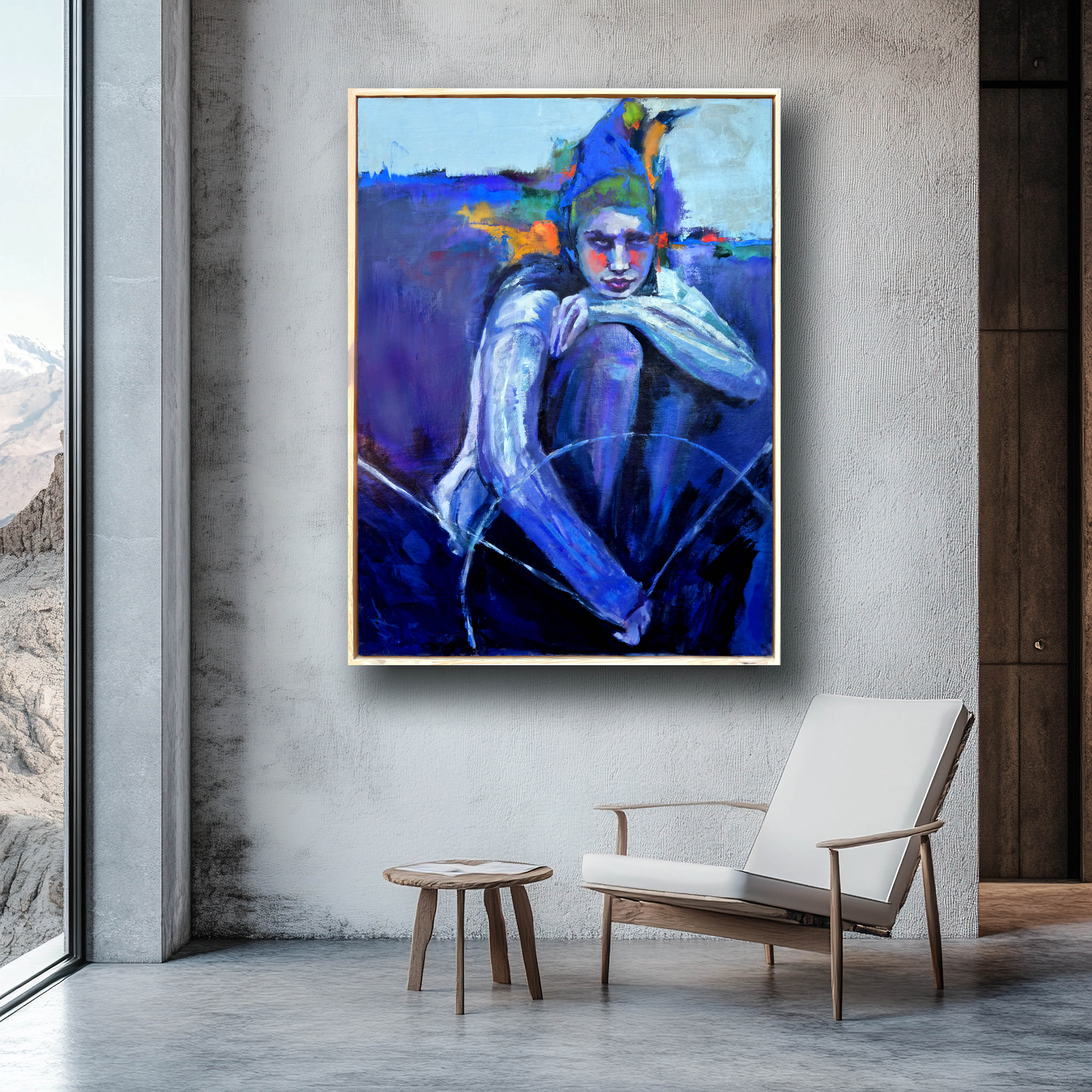 "Equilibrium" Original Oil, 30" x 40"