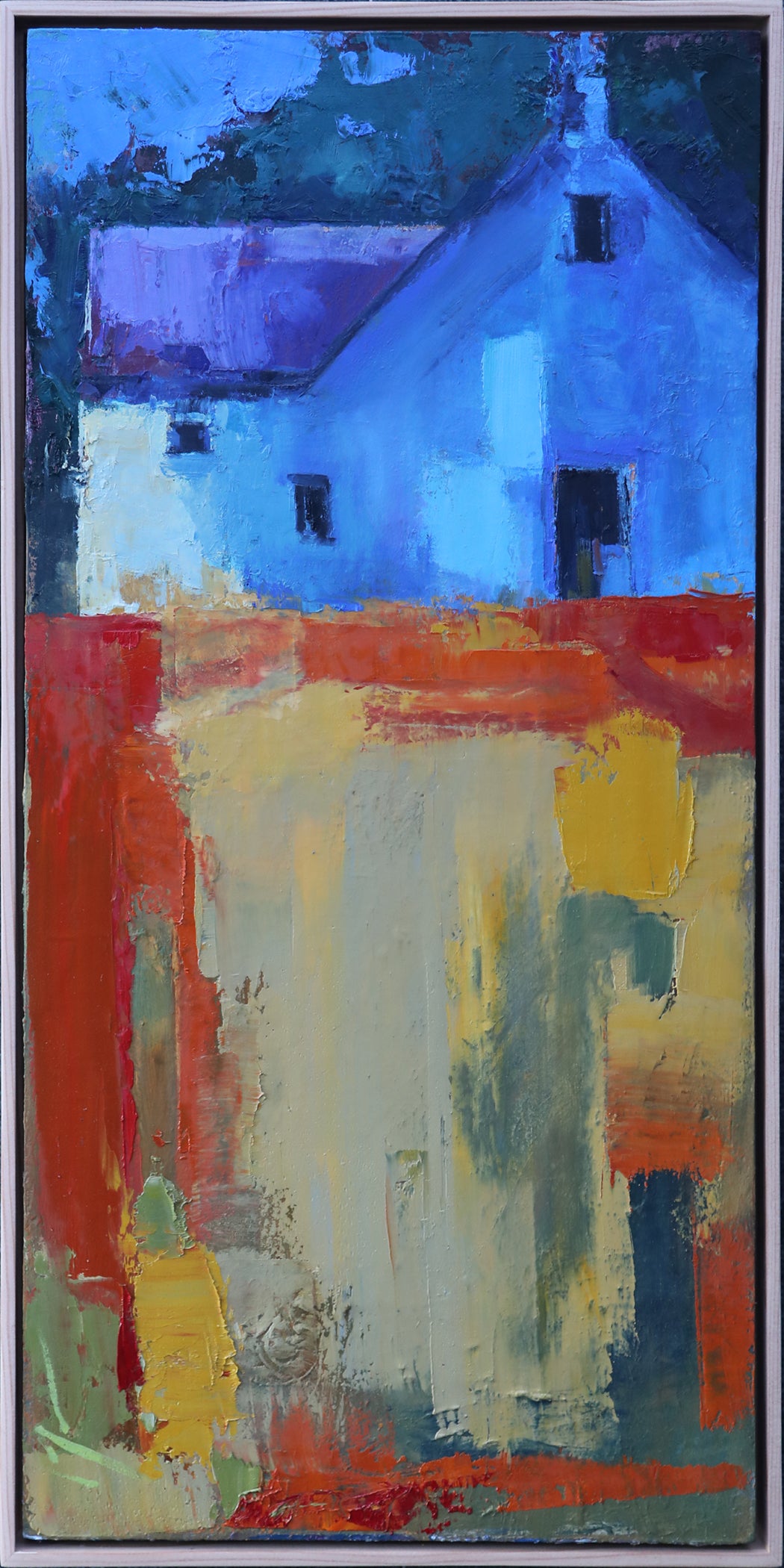 "Day Breaks Boldly" Original Oil, 15" x 30"