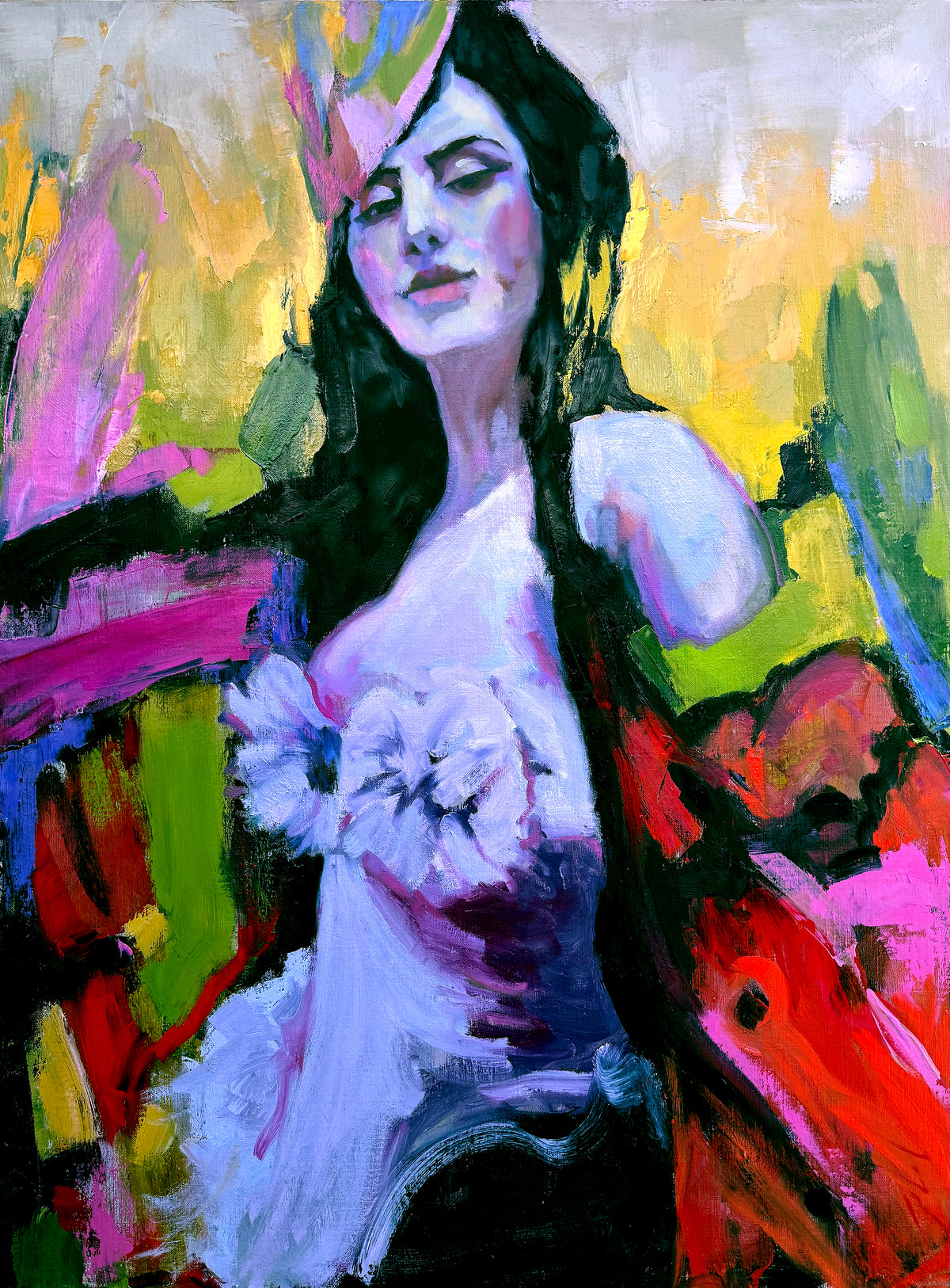 "La Dolce Vita" Original Oil, 31" x 41"