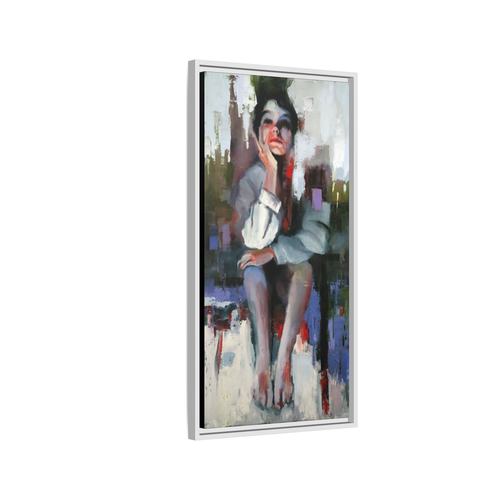 "Impressions" Framed Canvas Print