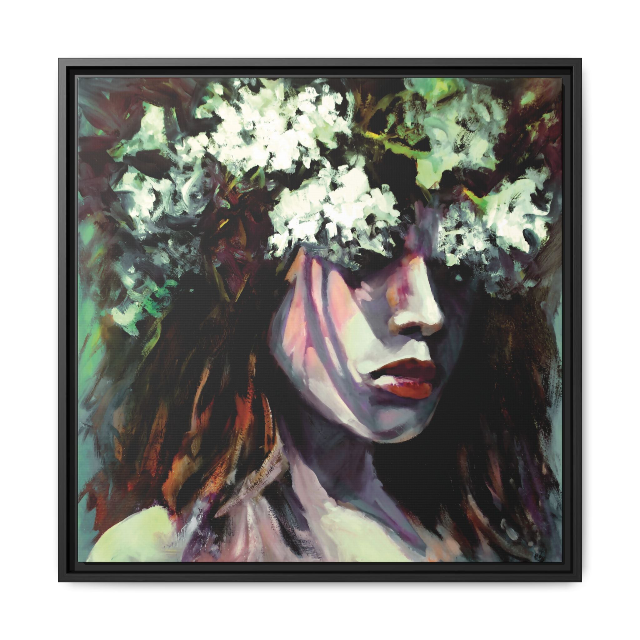 "Nature's Child" Framed Canvas Print