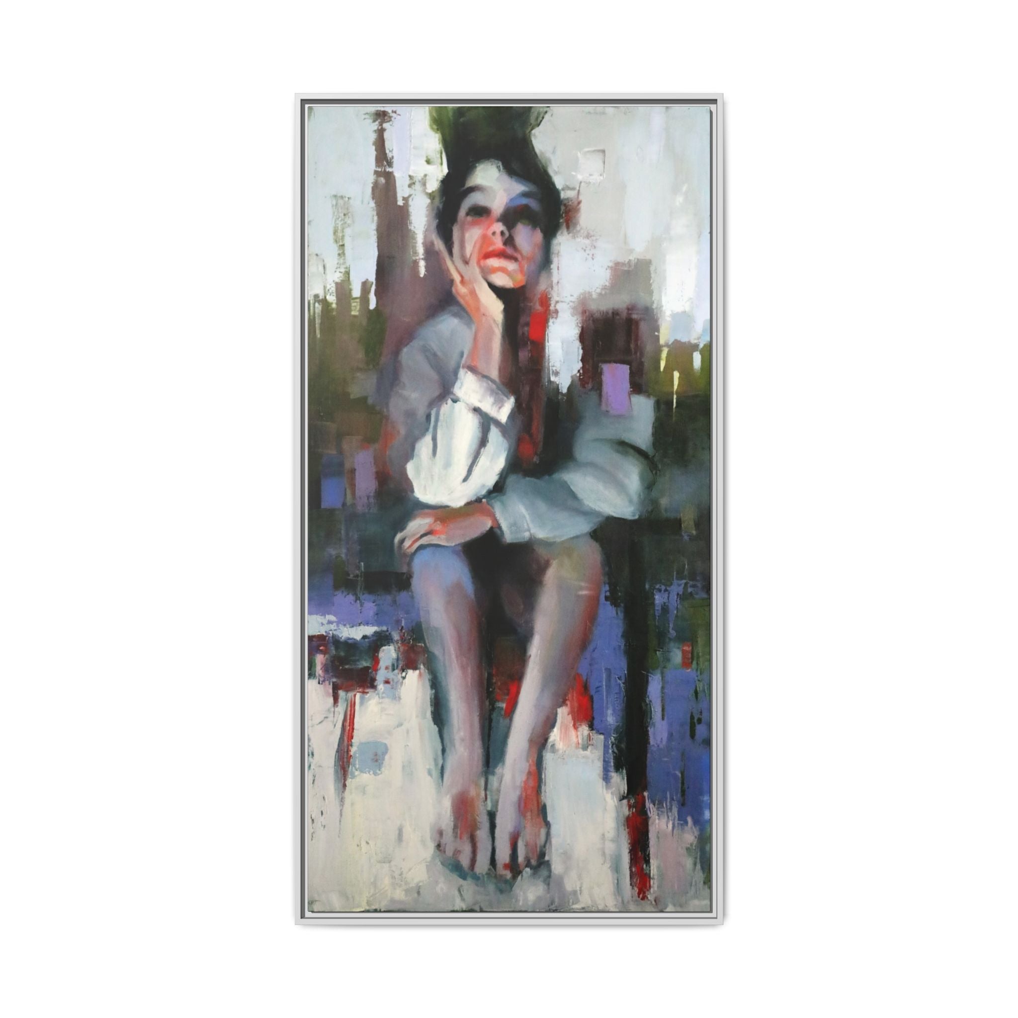 "Impressions" Framed Canvas Print