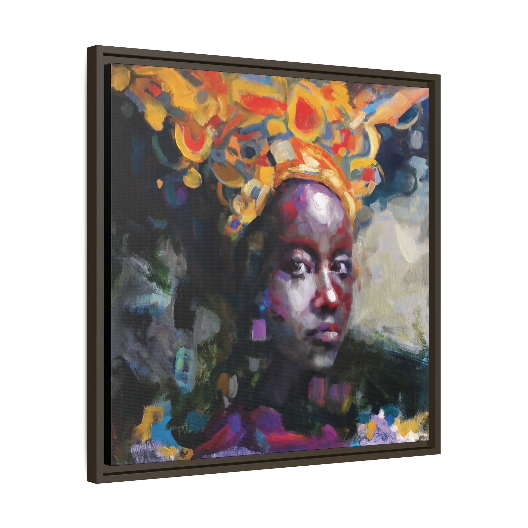 "Adorned" Framed Canvas Print