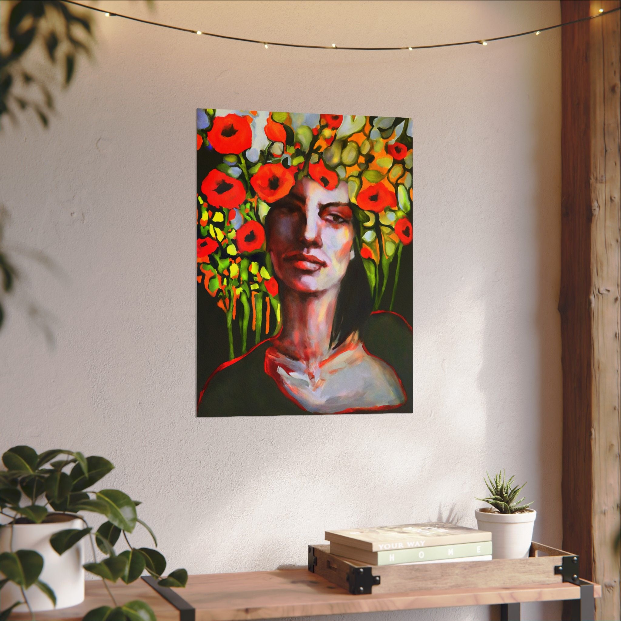 "Poppy Plays the Field" Fine Art Print