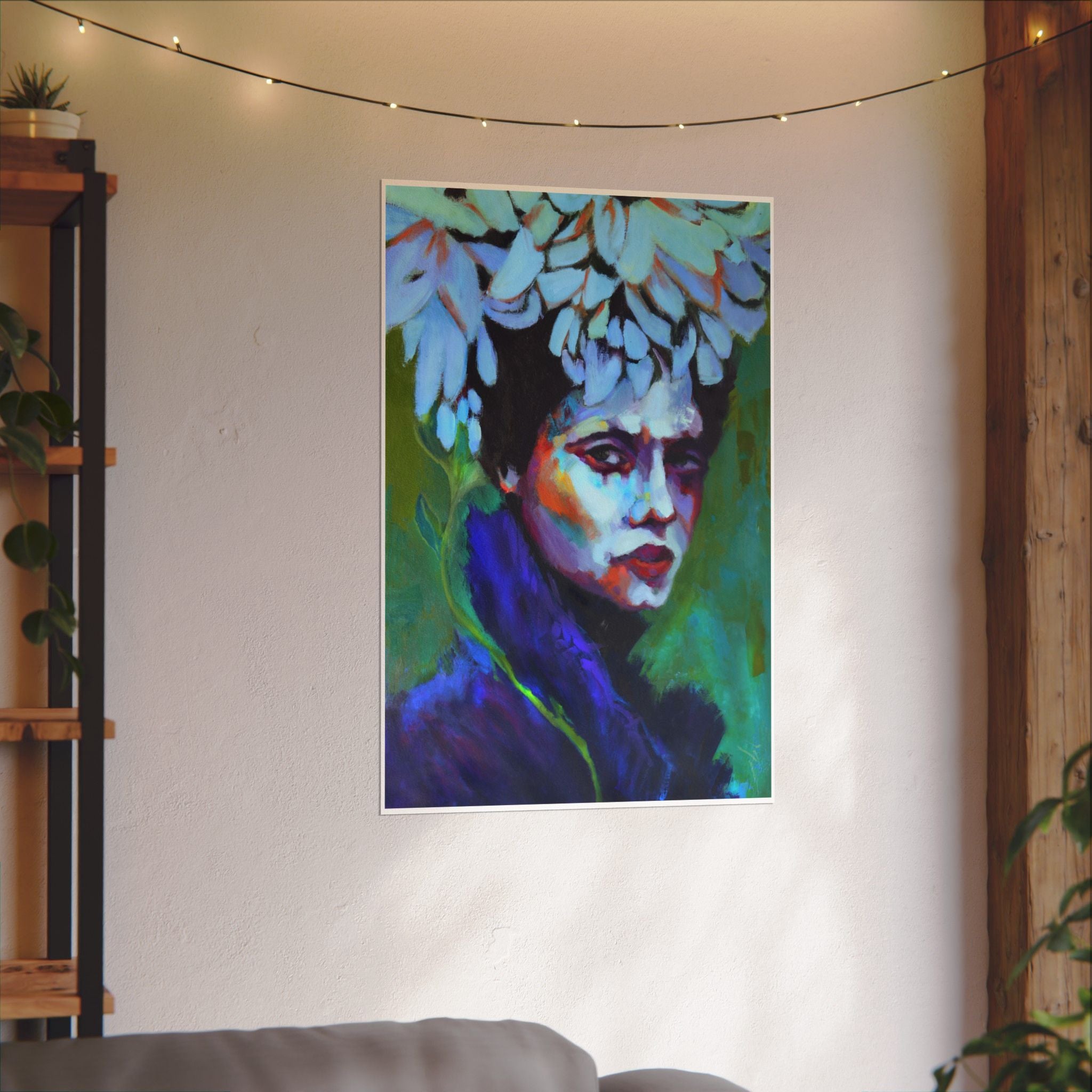 "Blossom Amidst the Rain" Fine Art Print