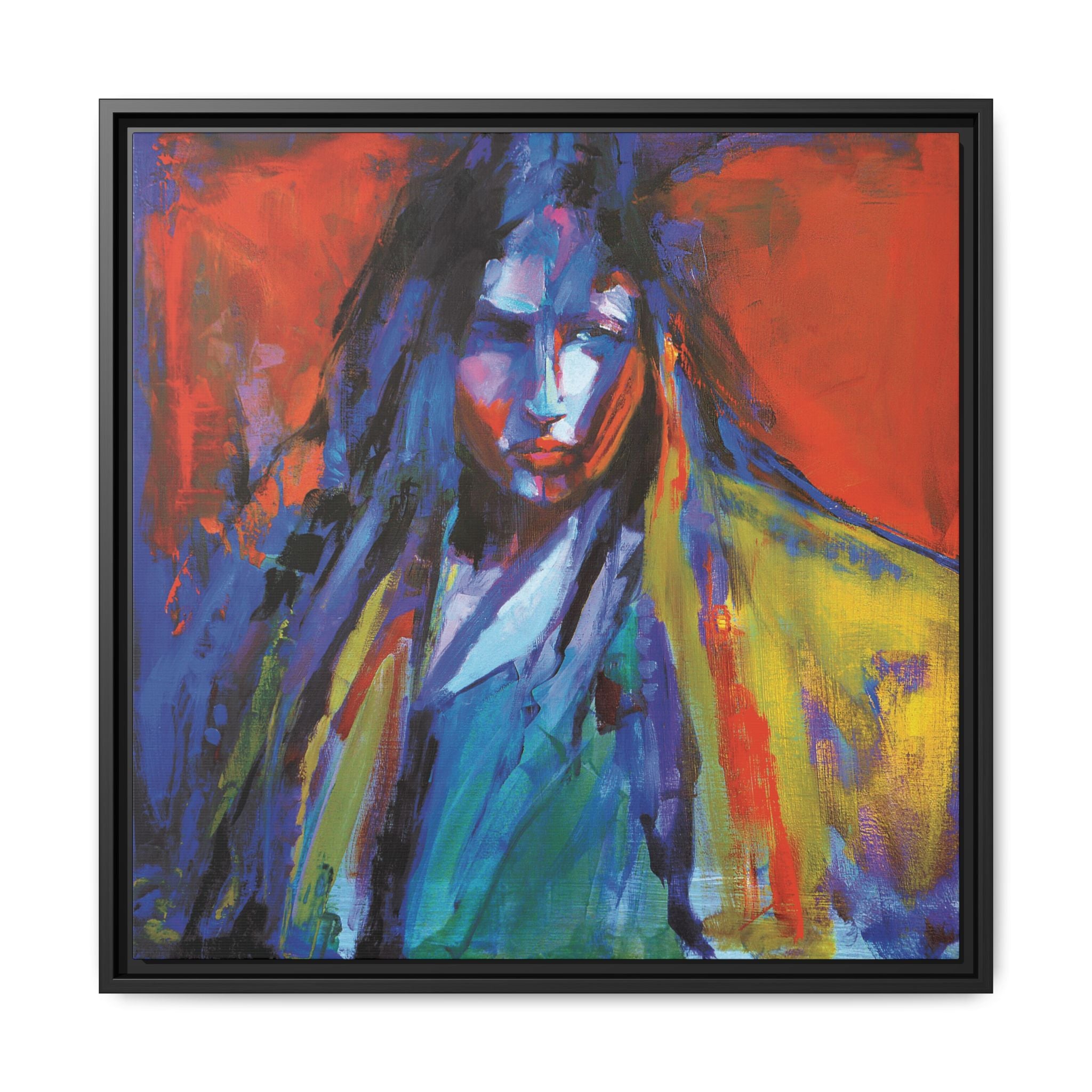 "SnakeCharmer" Framed Canvas Print