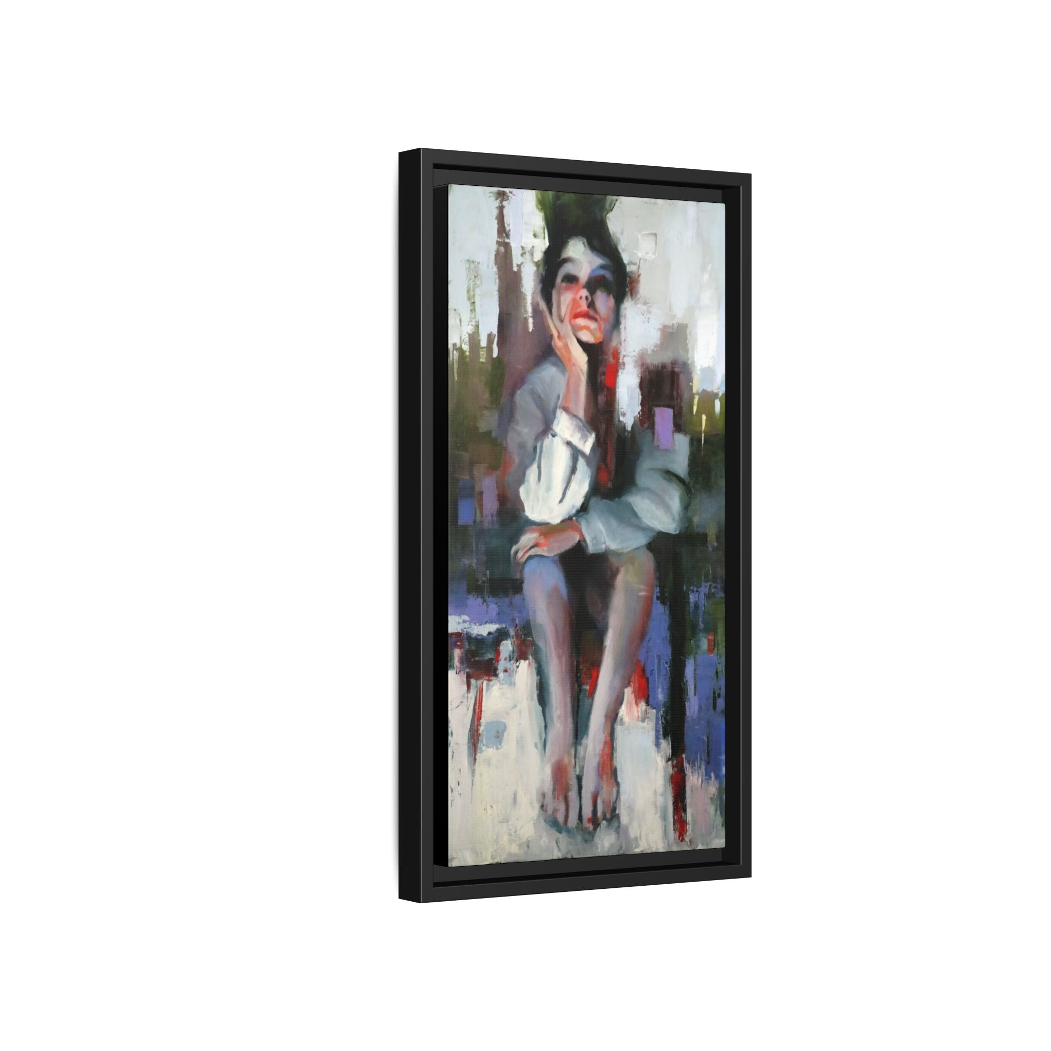"Impressions" Framed Canvas Print