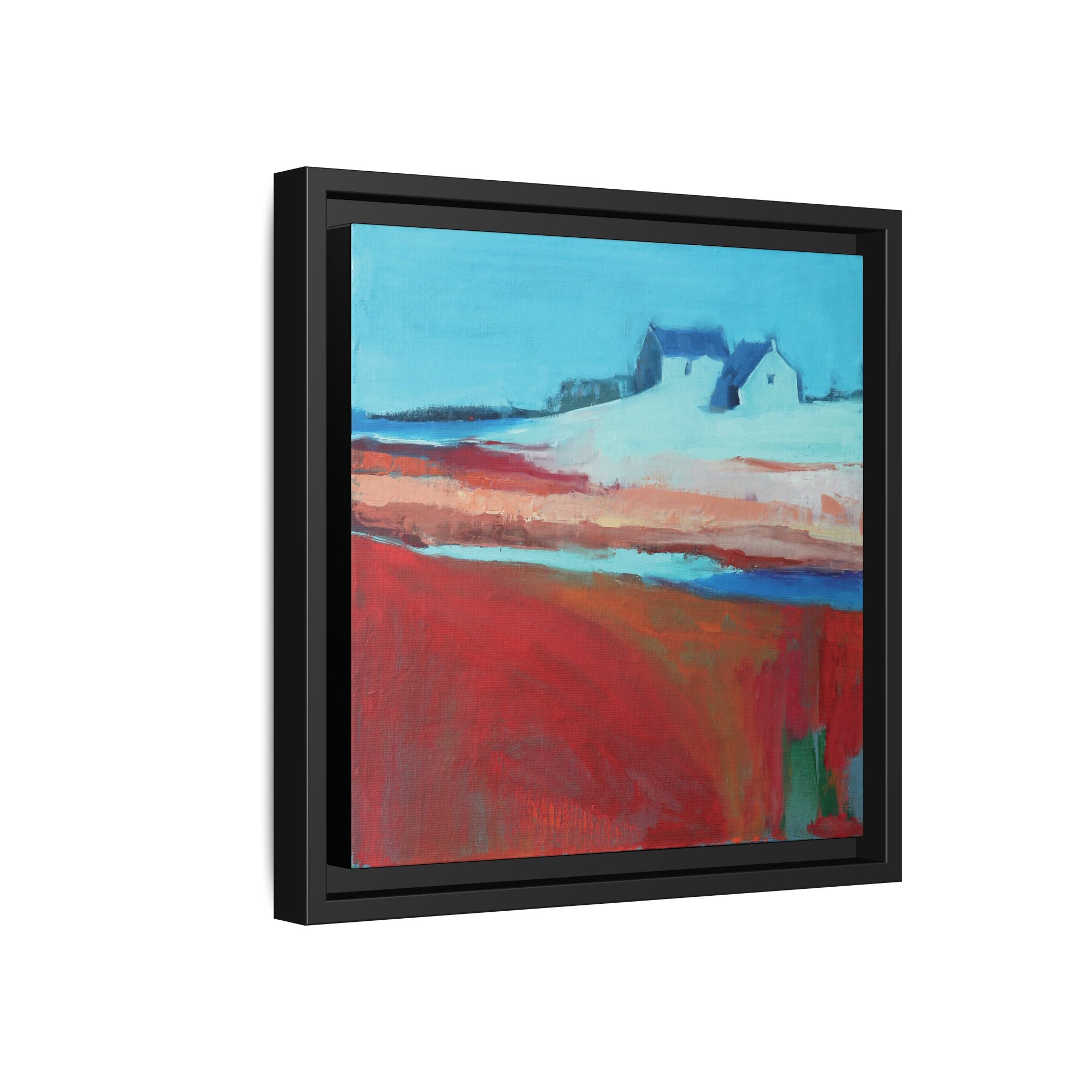 "Space of Stillness" Framed Canvas Print