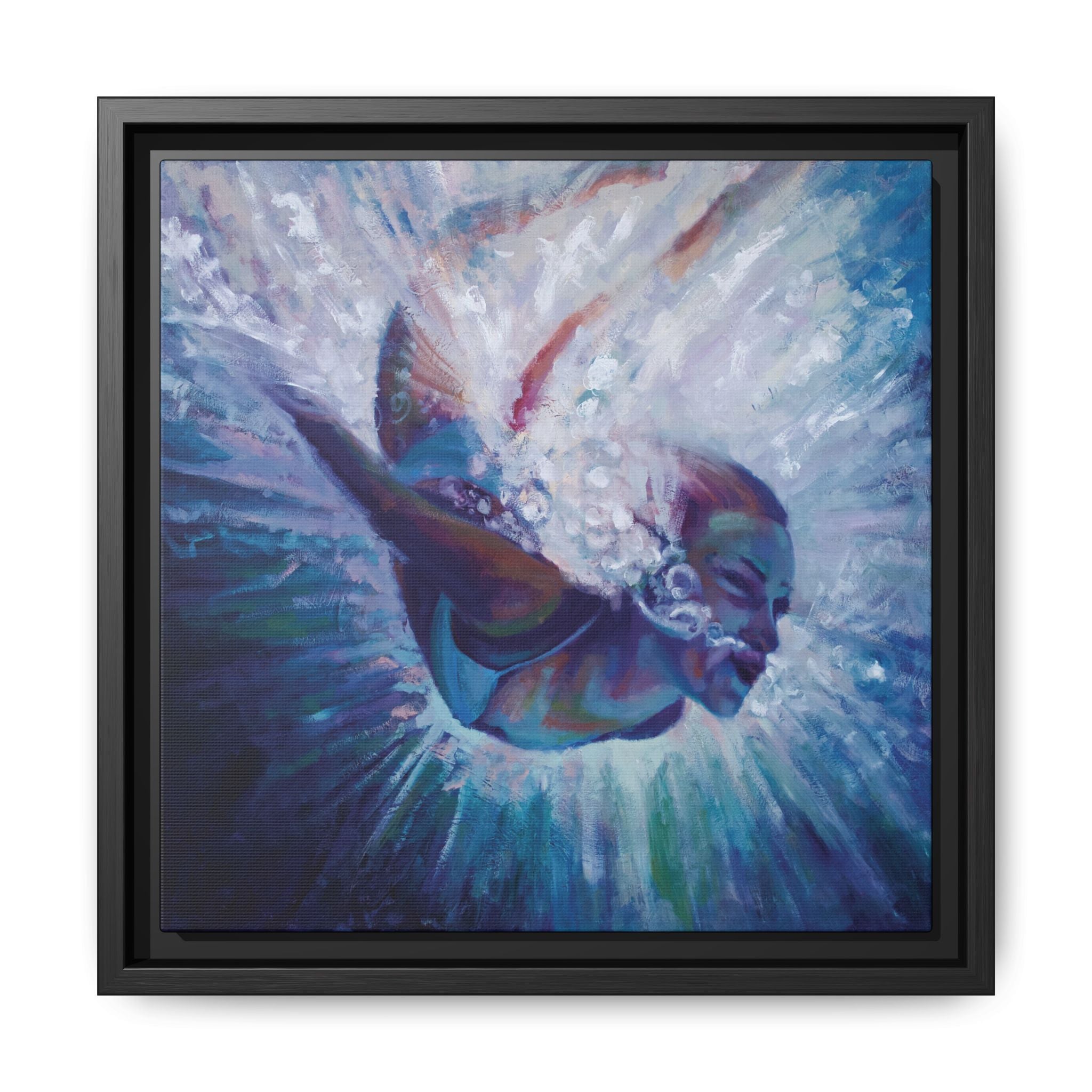 "Rebirth" Framed Canvas Print