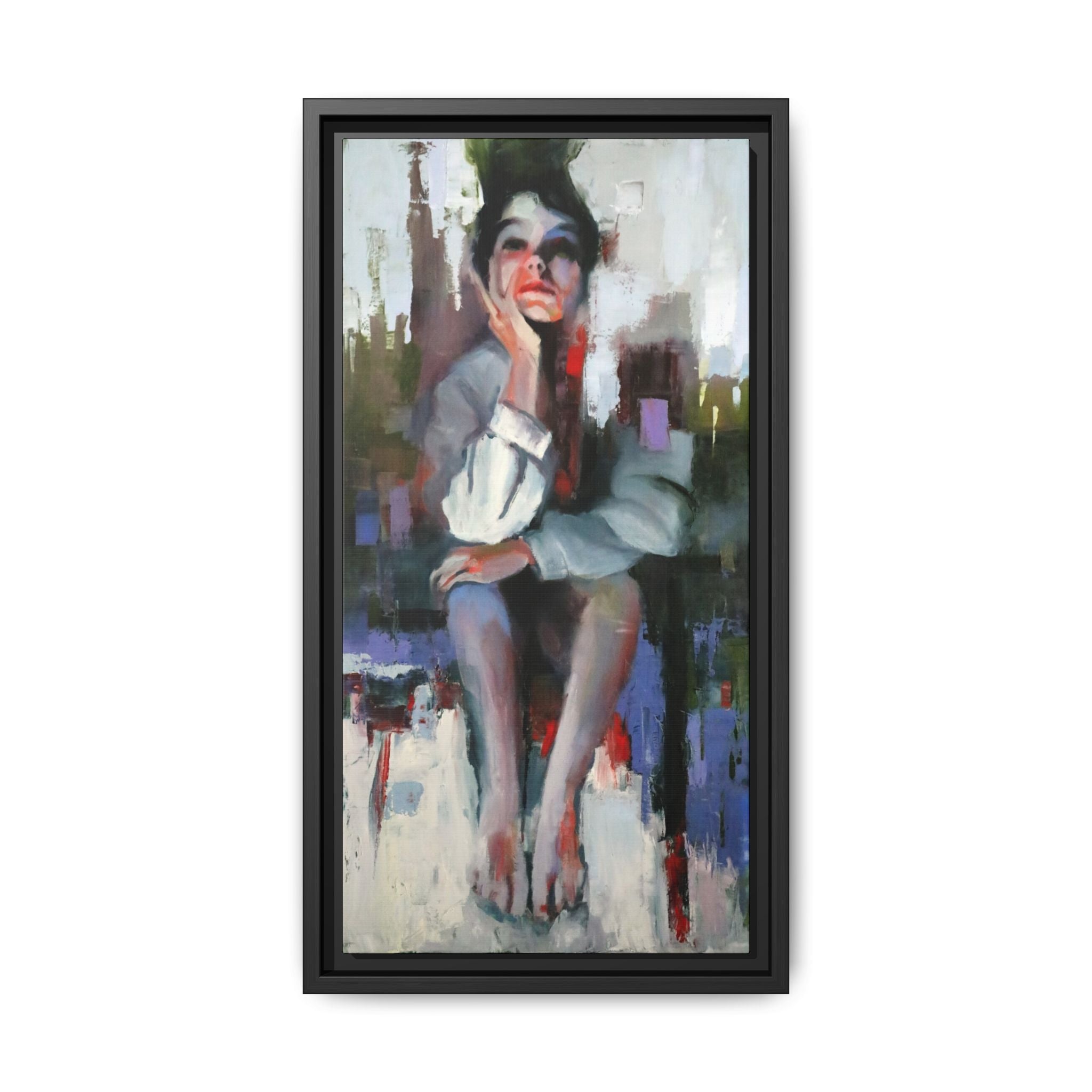 "Impressions" Framed Canvas Print