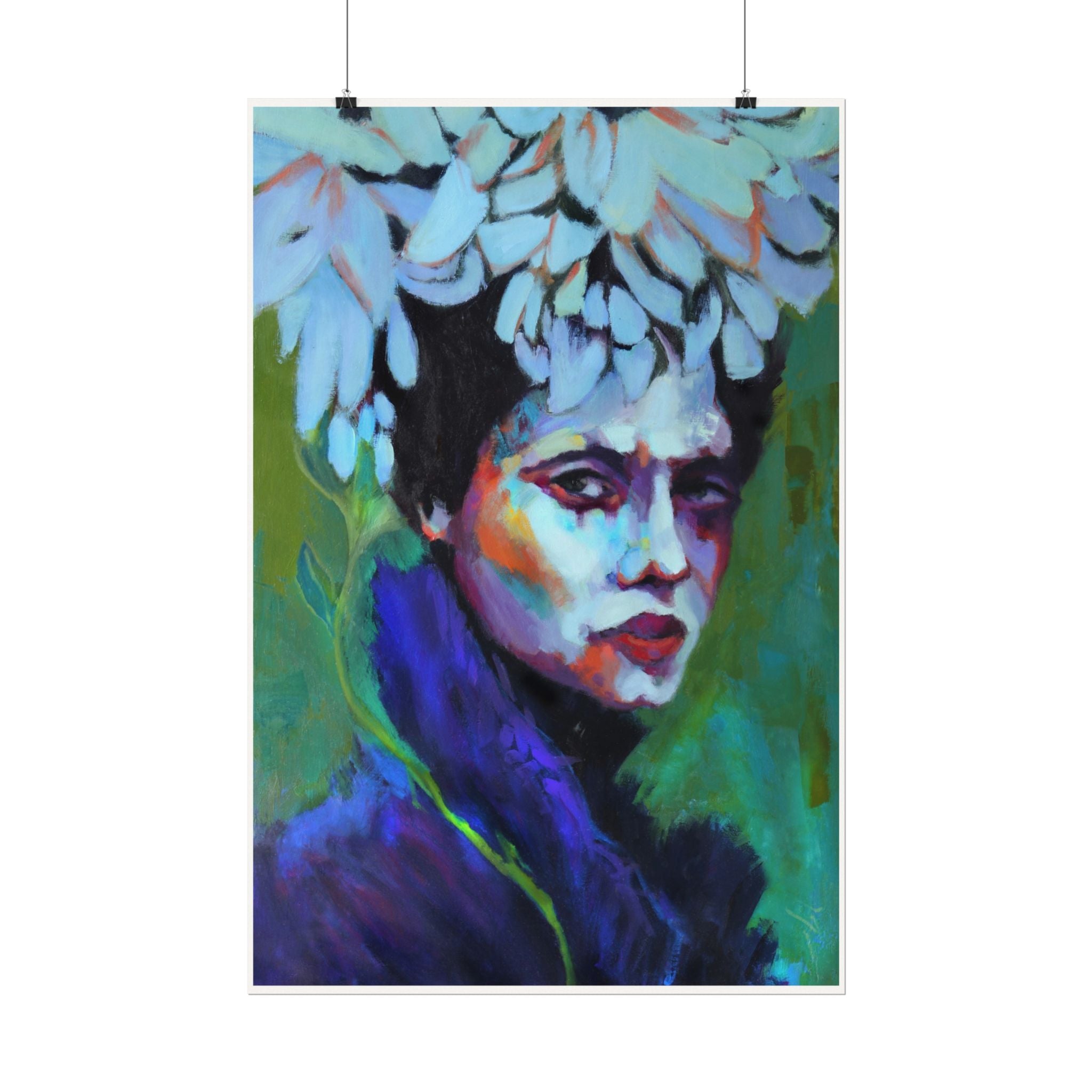 "Blossom Amidst the Rain" Fine Art Print