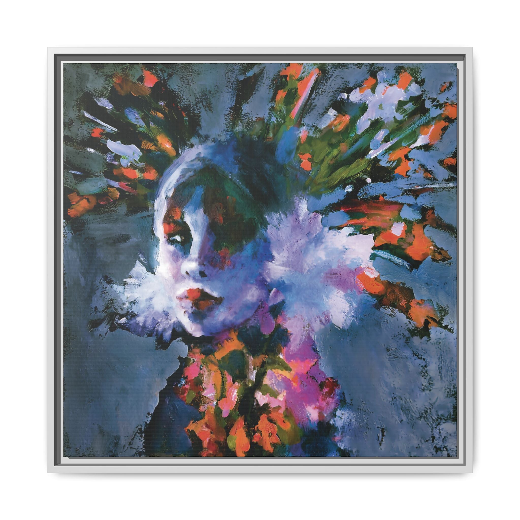 "Royal" Framed Canvas Print