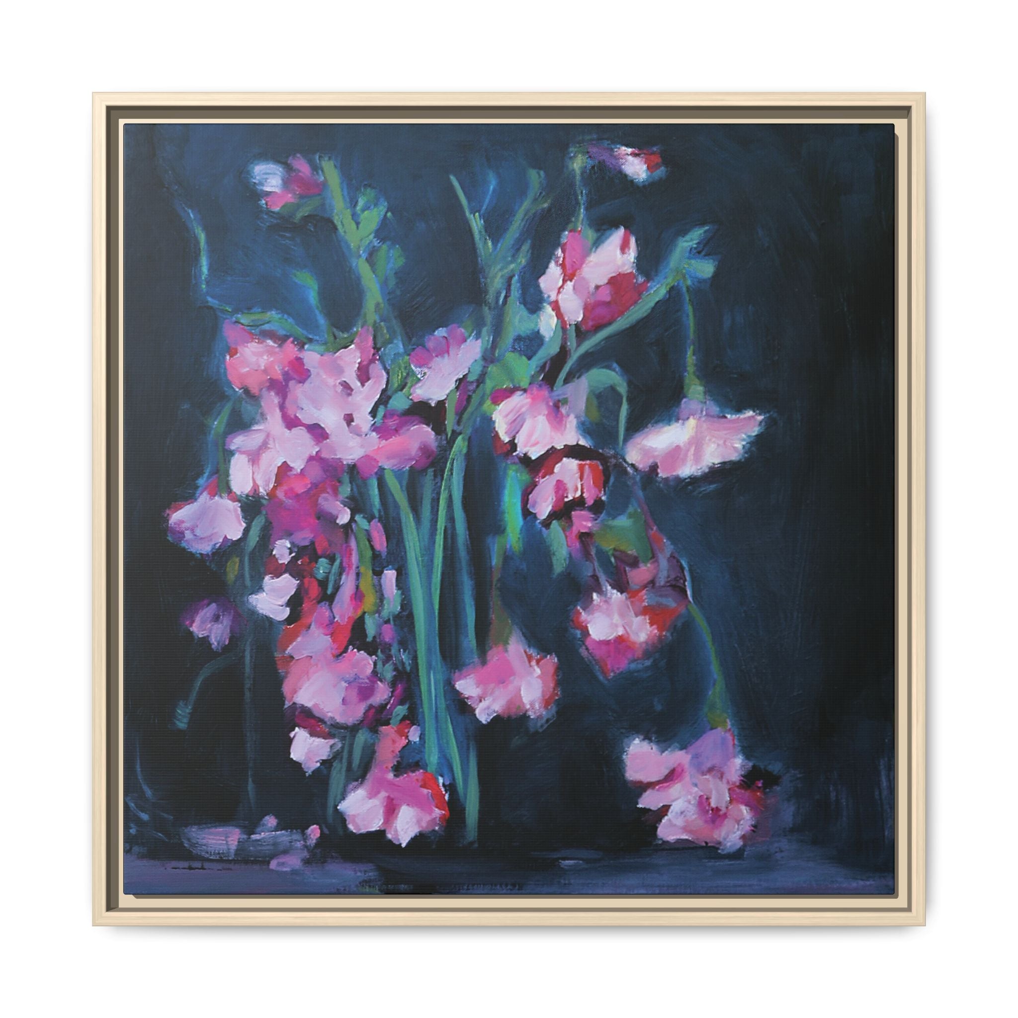 "Held Too Long" Framed Canvas Print