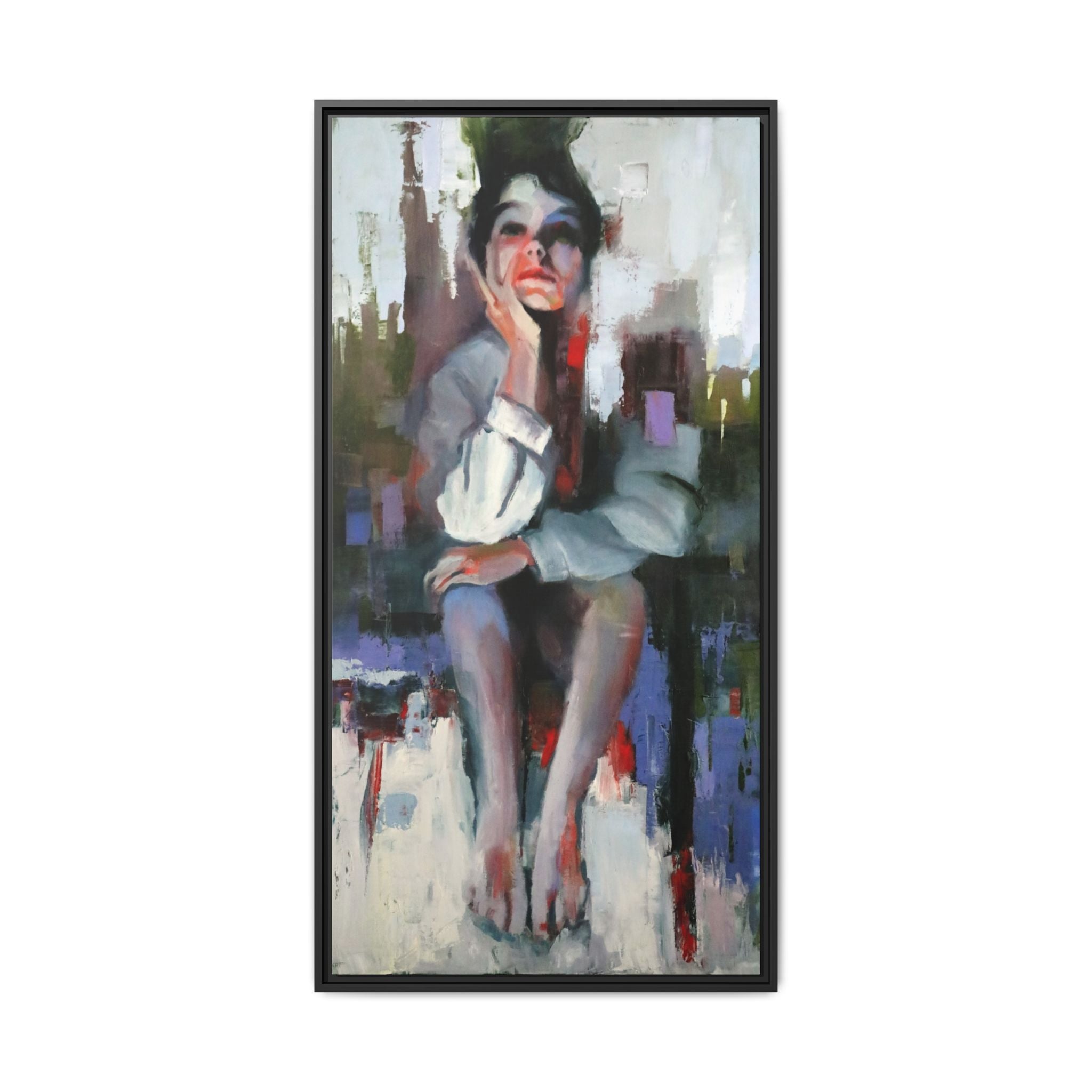 "Impressions" Framed Canvas Print