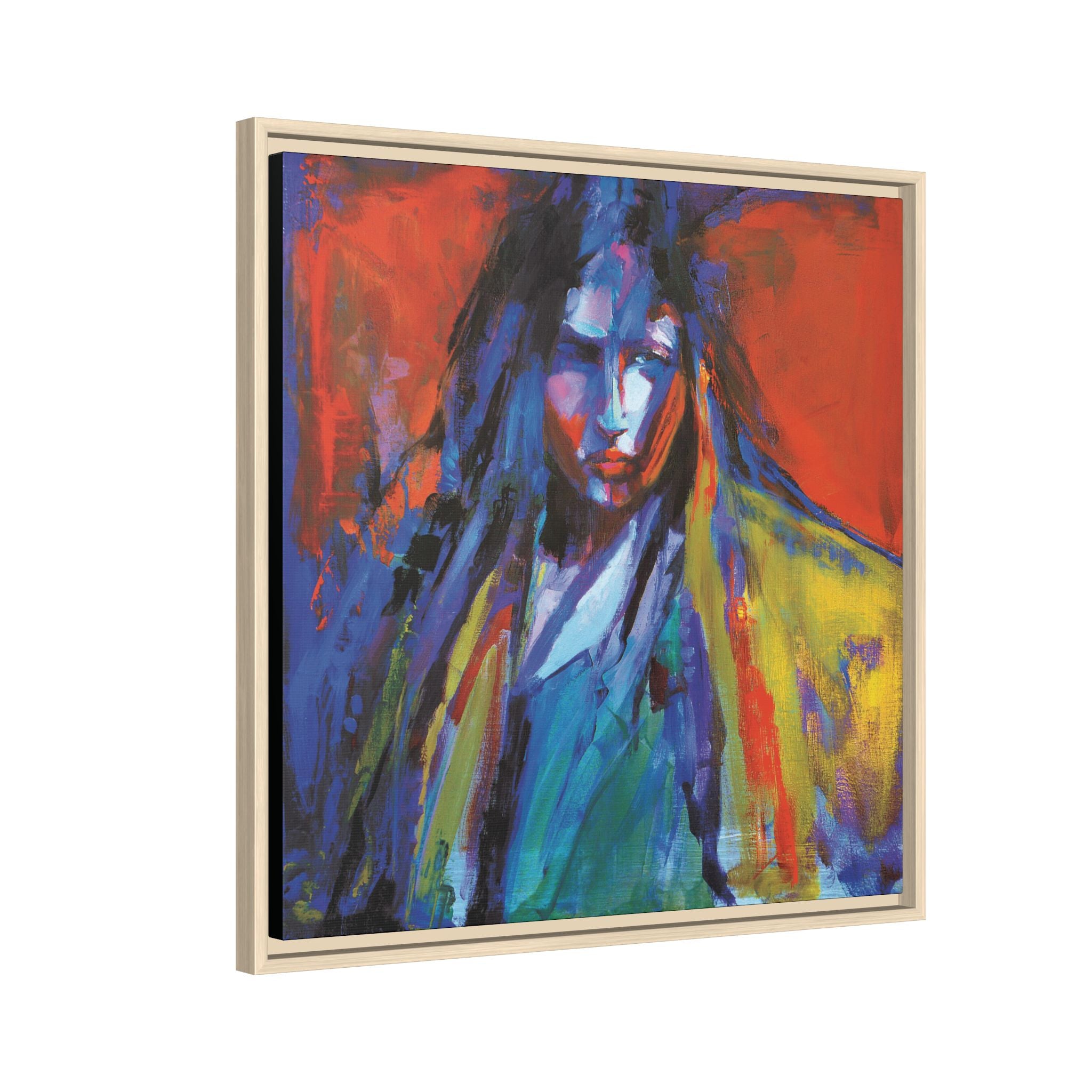 "SnakeCharmer" Framed Canvas Print