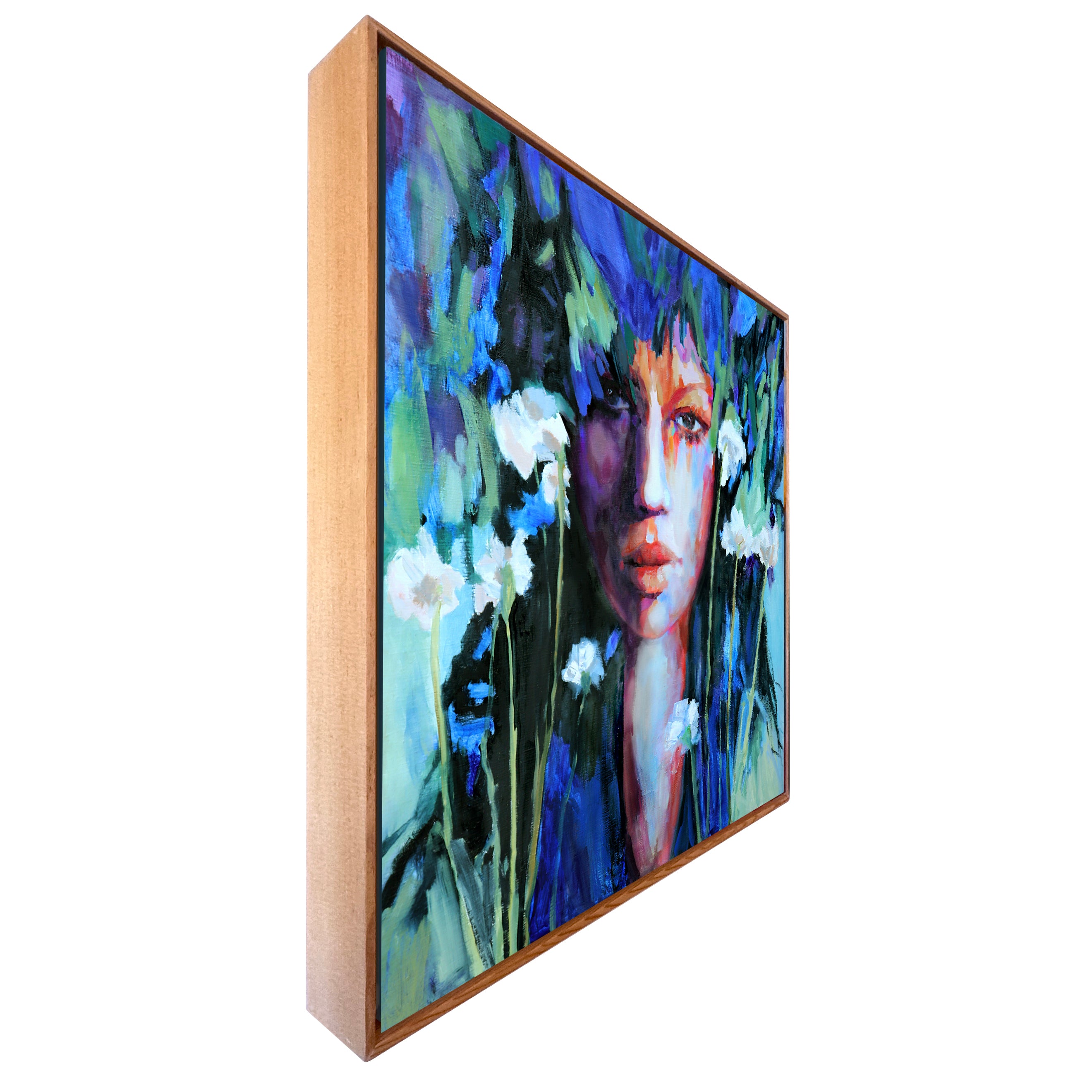 “Lush” Framed Original Oil, 37"x37"