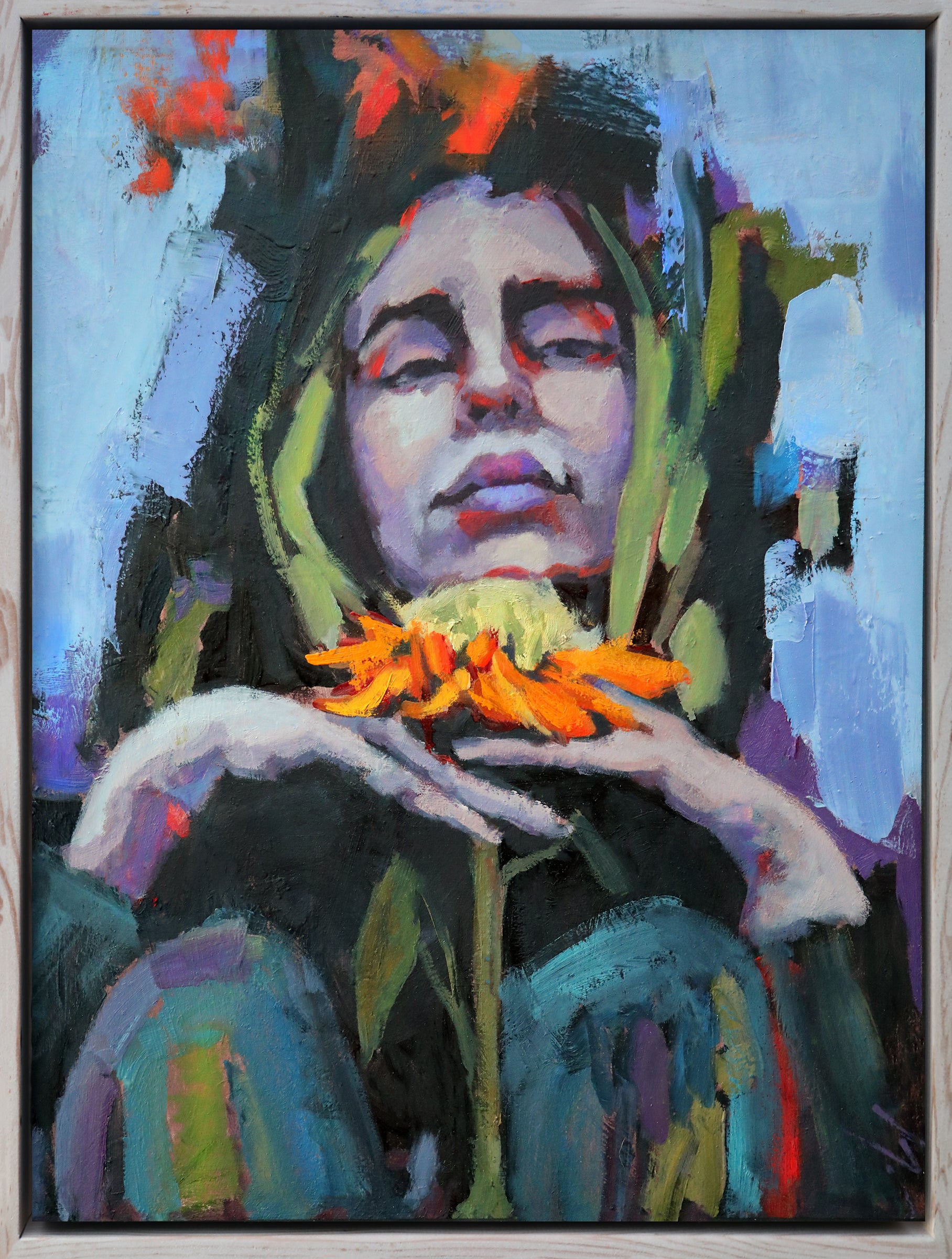 "Still Amber" Original Oil,  18"x24"