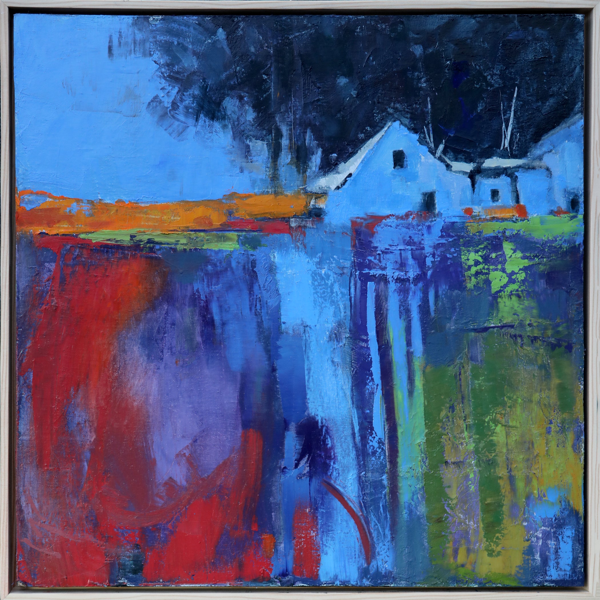 "Violet Dusk" Original Oil,  20"x 20"