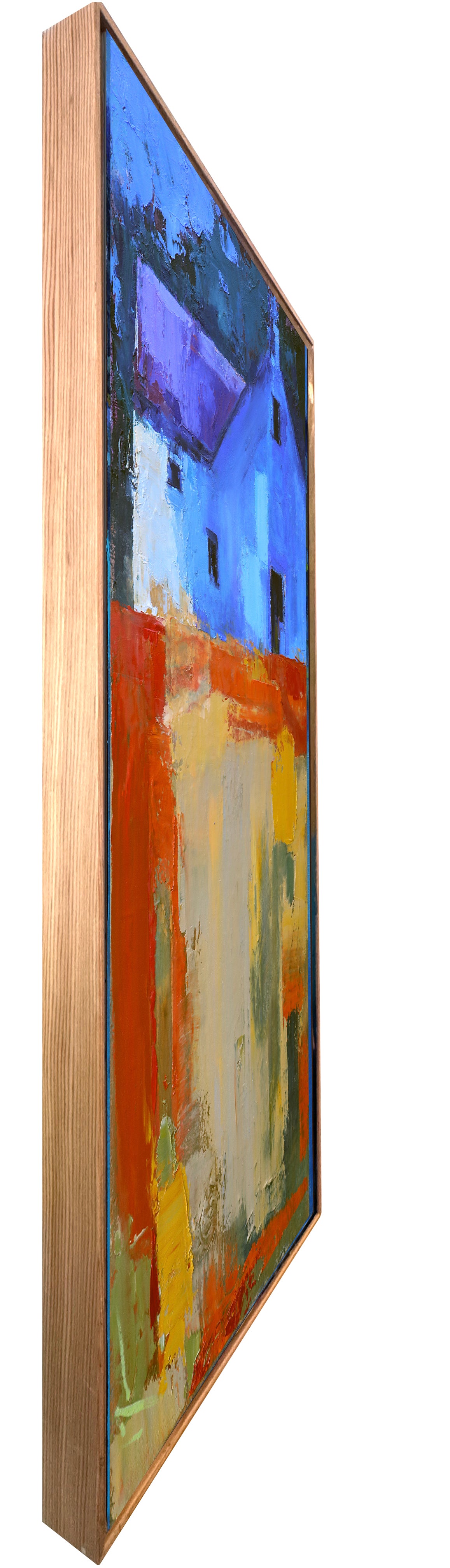 "Autumn Dawn" Framed Original Oil,  16" x 31"