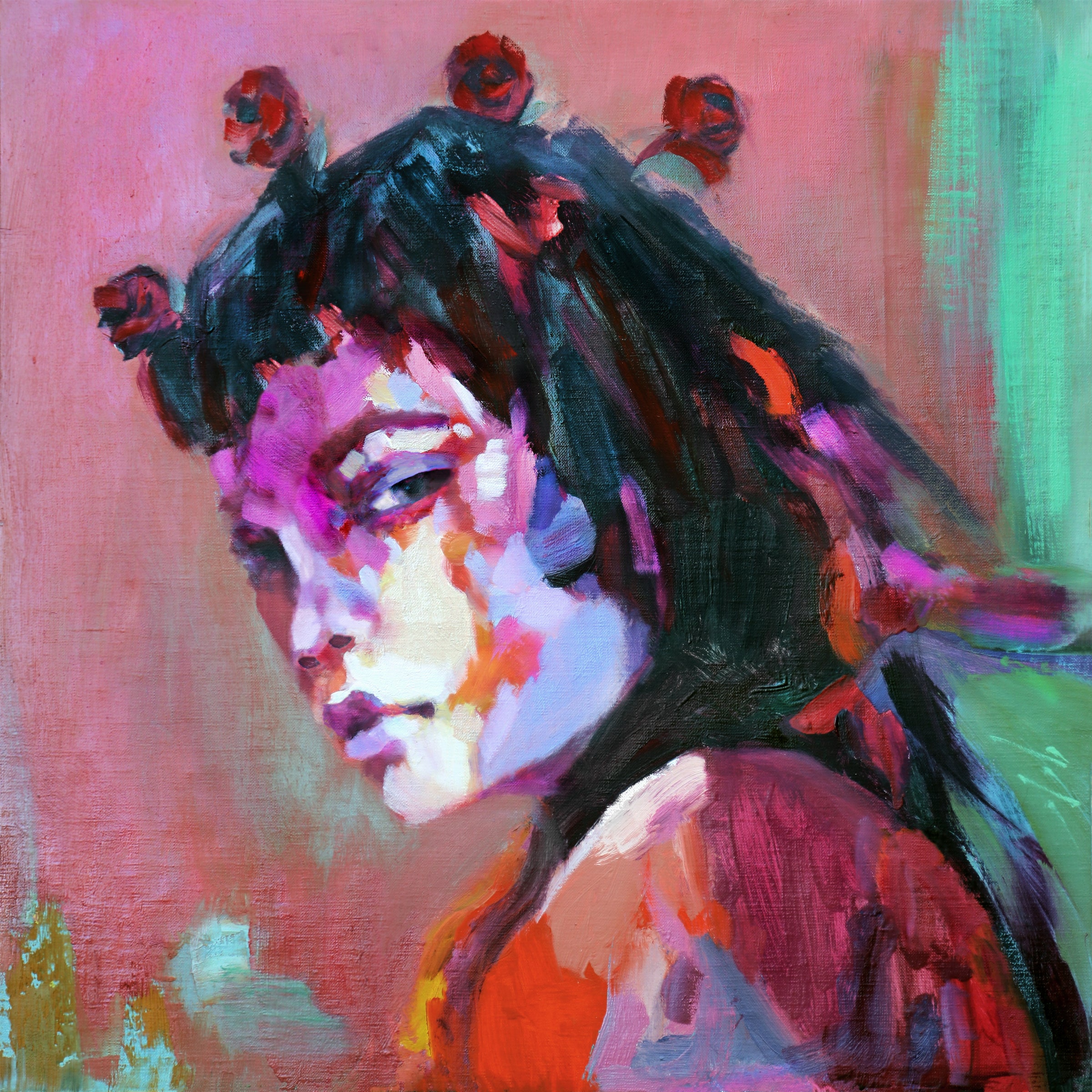 “Tiny Flowers Have the Toughest Roots” 19X19