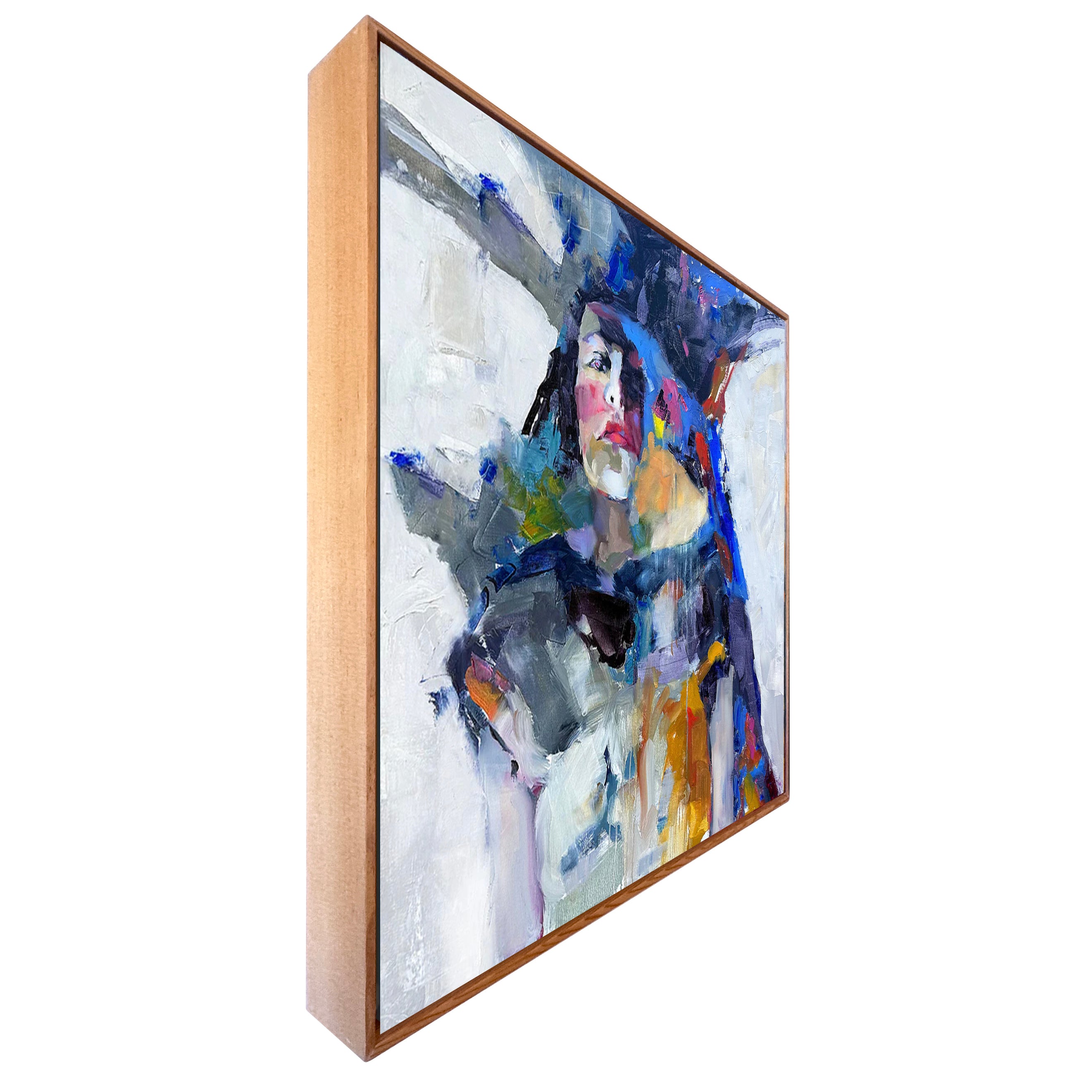 "UNBROKEN" Framed Original Oil, 37"x37"